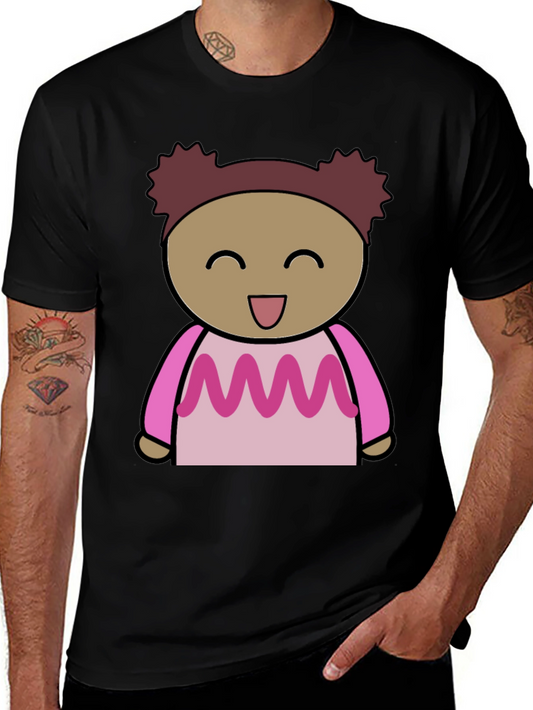 Cute Cartoon Character Print Tee