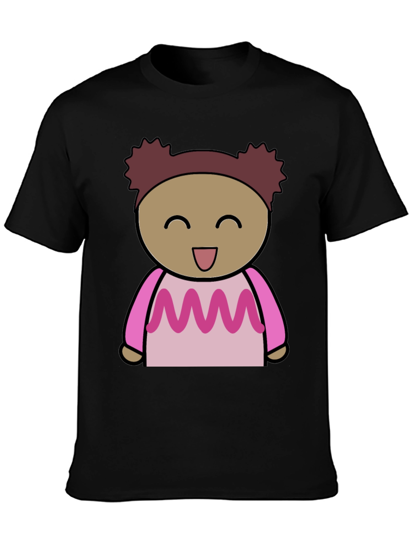 Cute Cartoon Character Print Tee