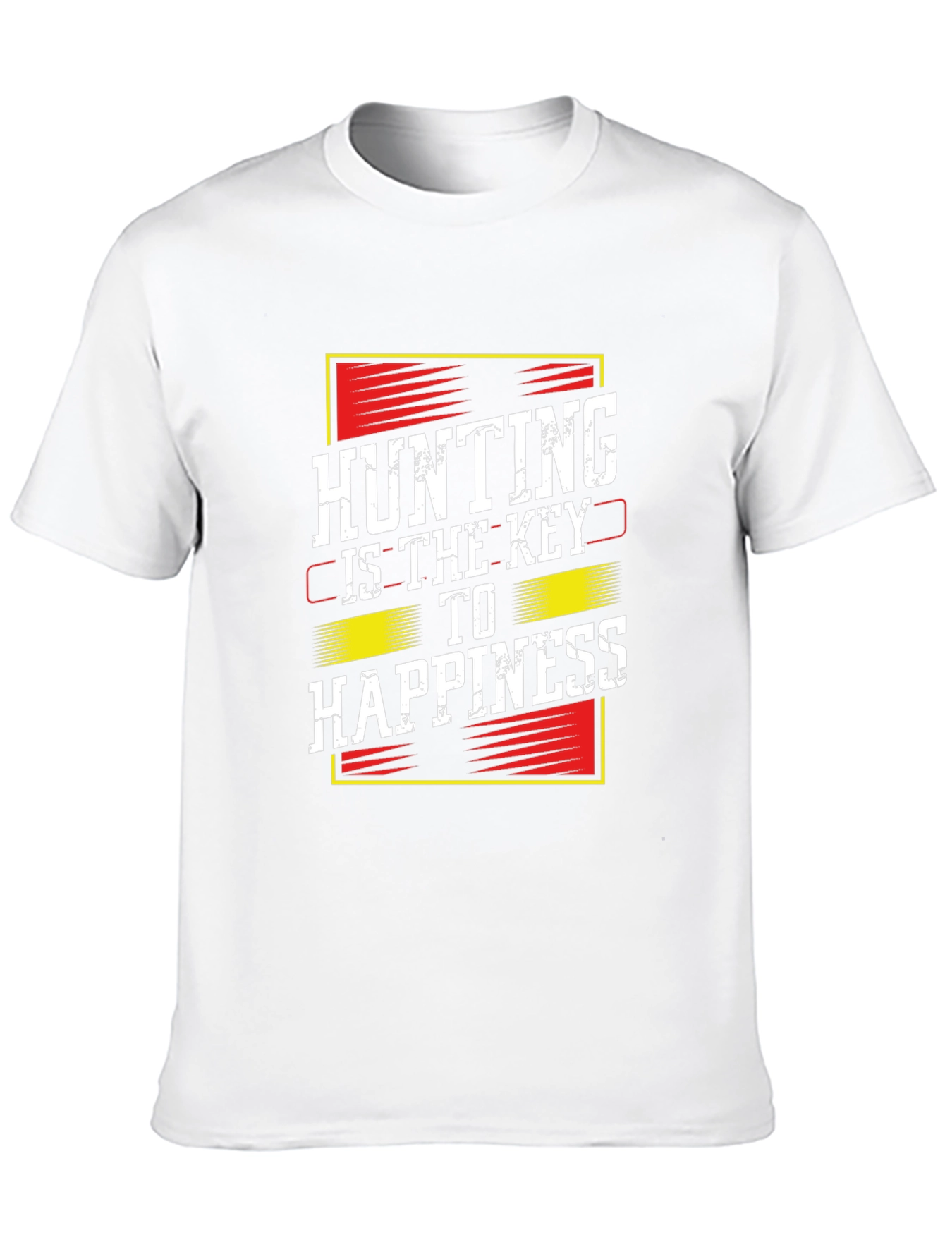 Hunting Is Key to Happiness Black T-Shirt