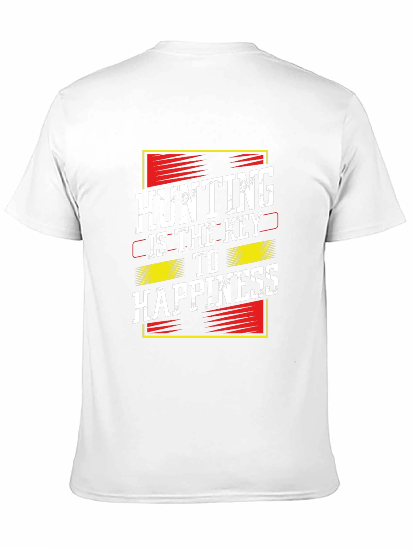 Hunting Is Key to Happiness Black T-Shirt