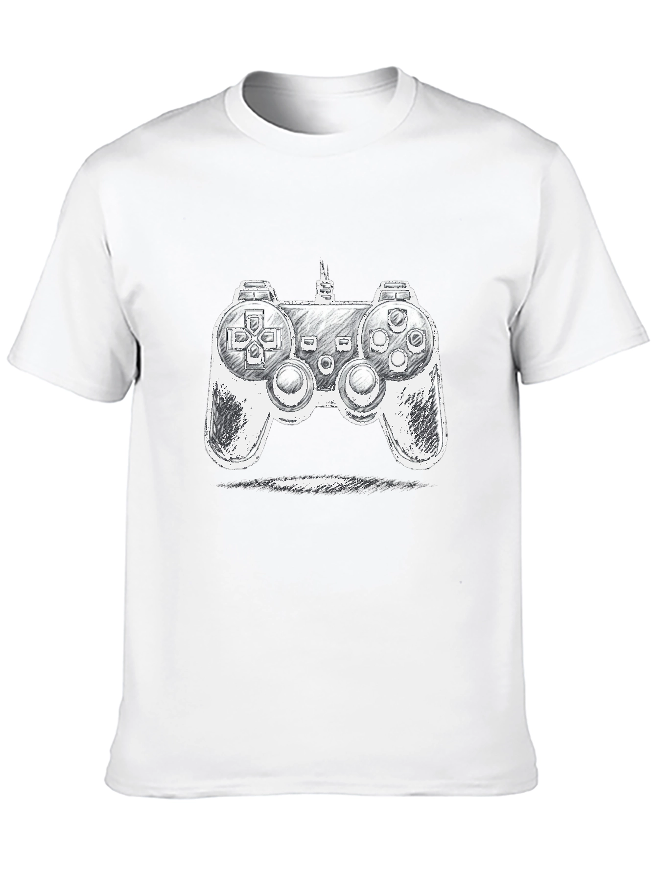 Gamer Console Graphic Tee - Stylish Black T-Shirt