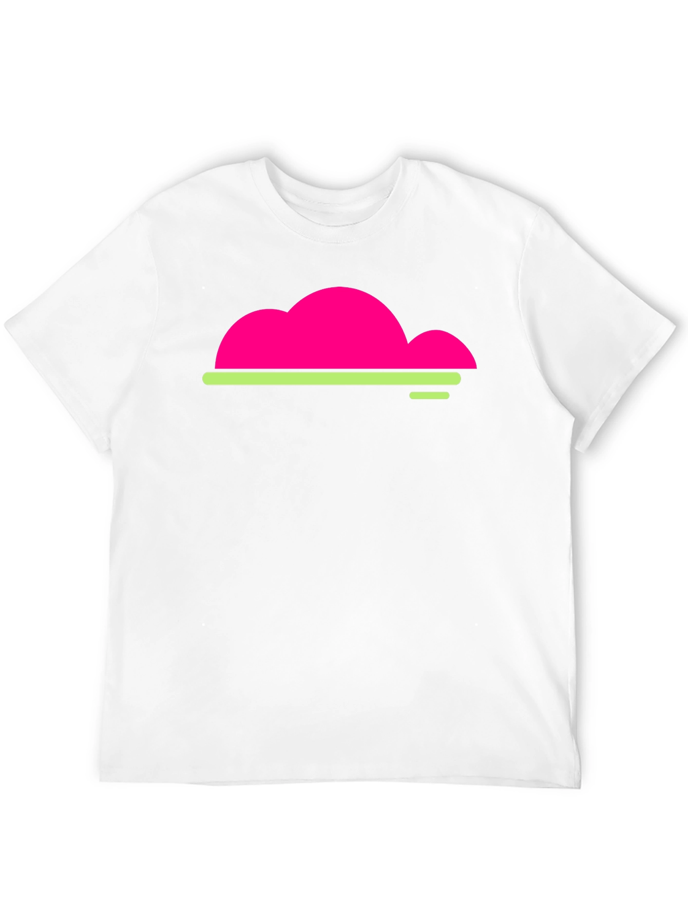 Neon Cloud Graphic Black T-Shirt