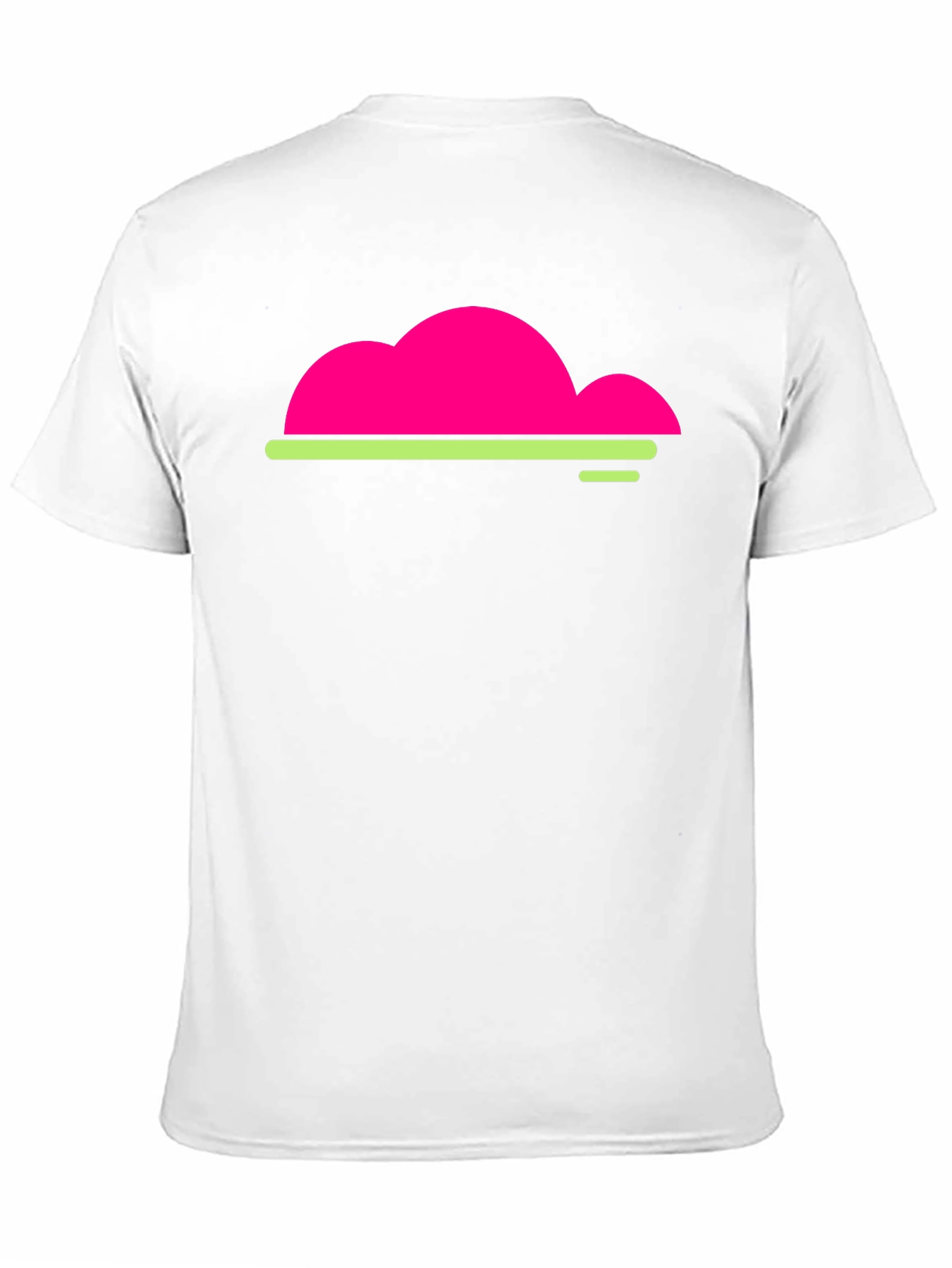 Neon Cloud Graphic Black T-Shirt