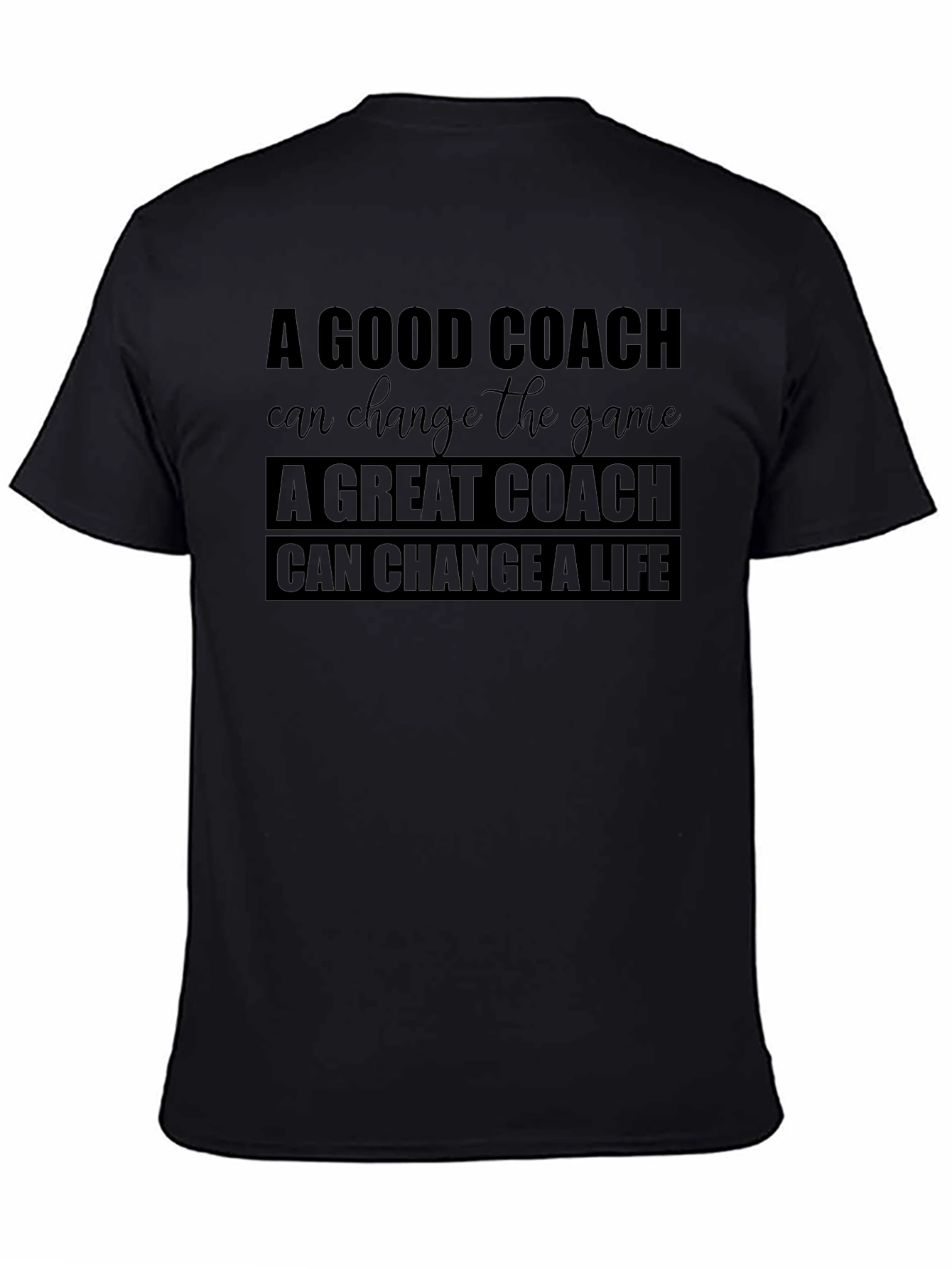 Coach Gift T-Shirt: Good Coach Changes the Game