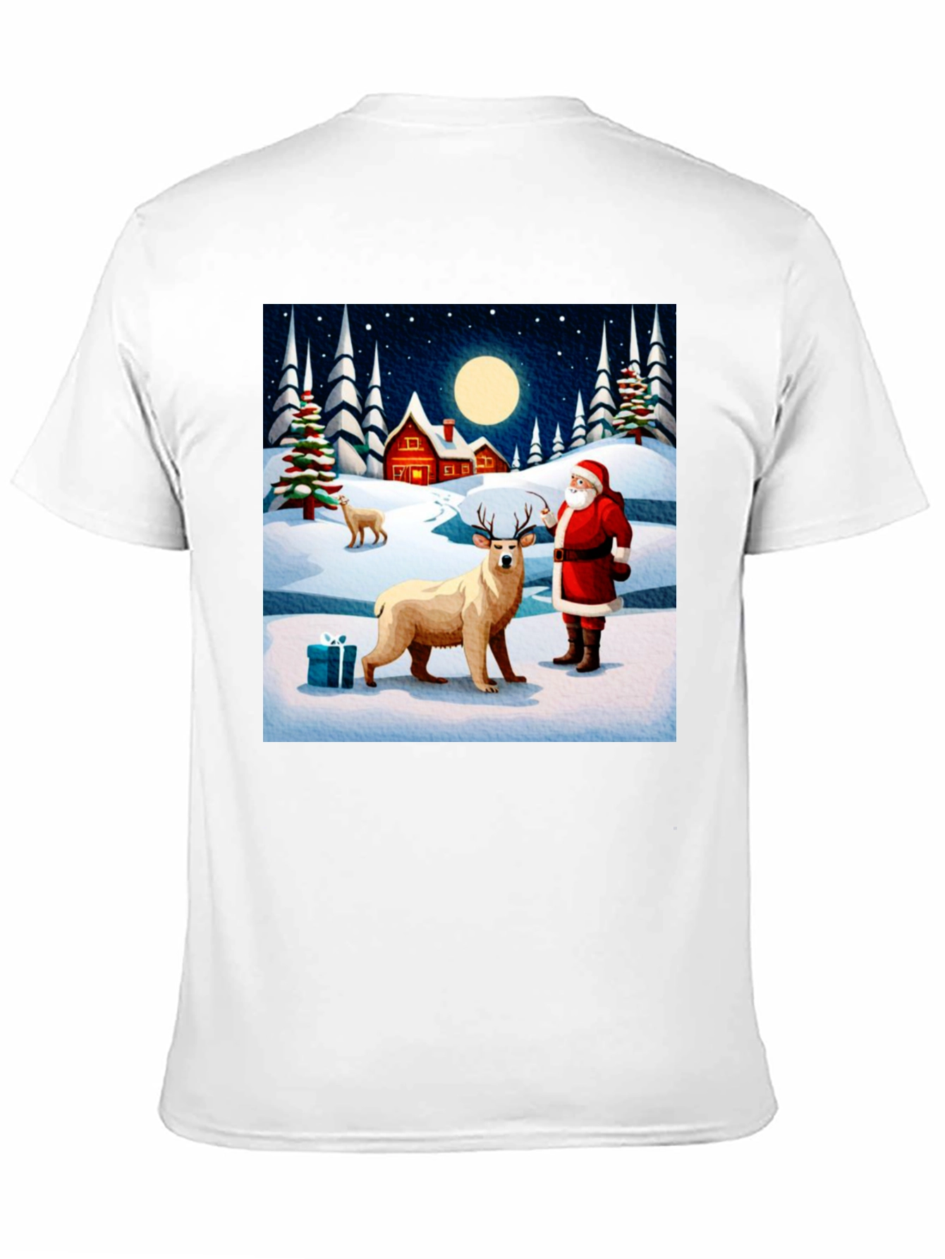 Festive Winter Scene Graphic Tee