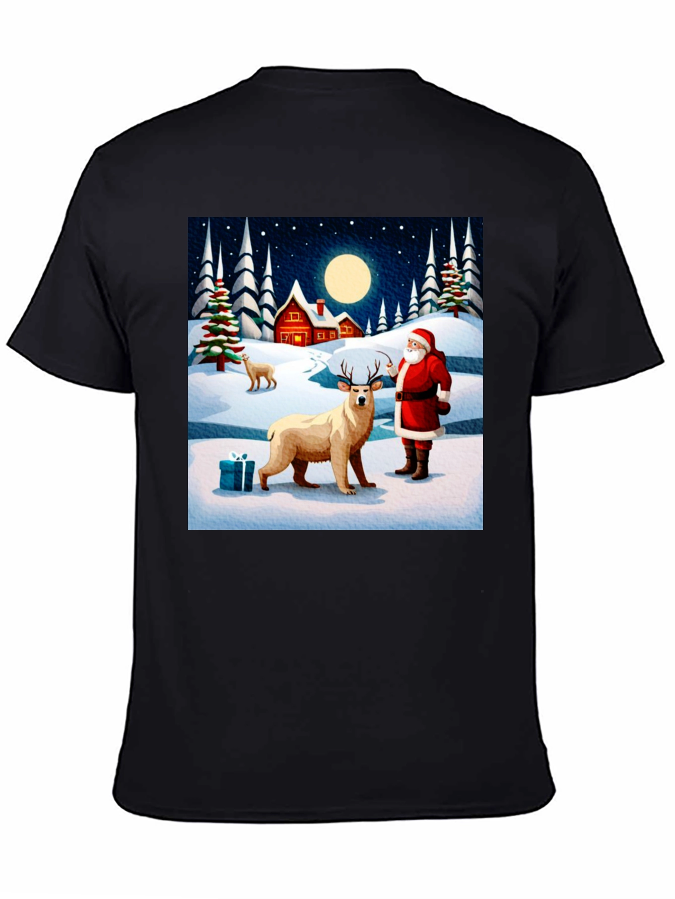 Festive Winter Scene Graphic Tee
