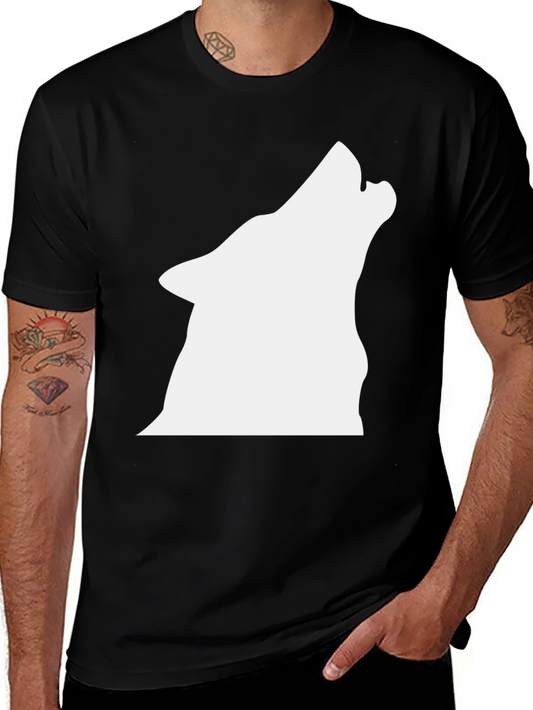 Wolf Howl Graphic Tee - Black