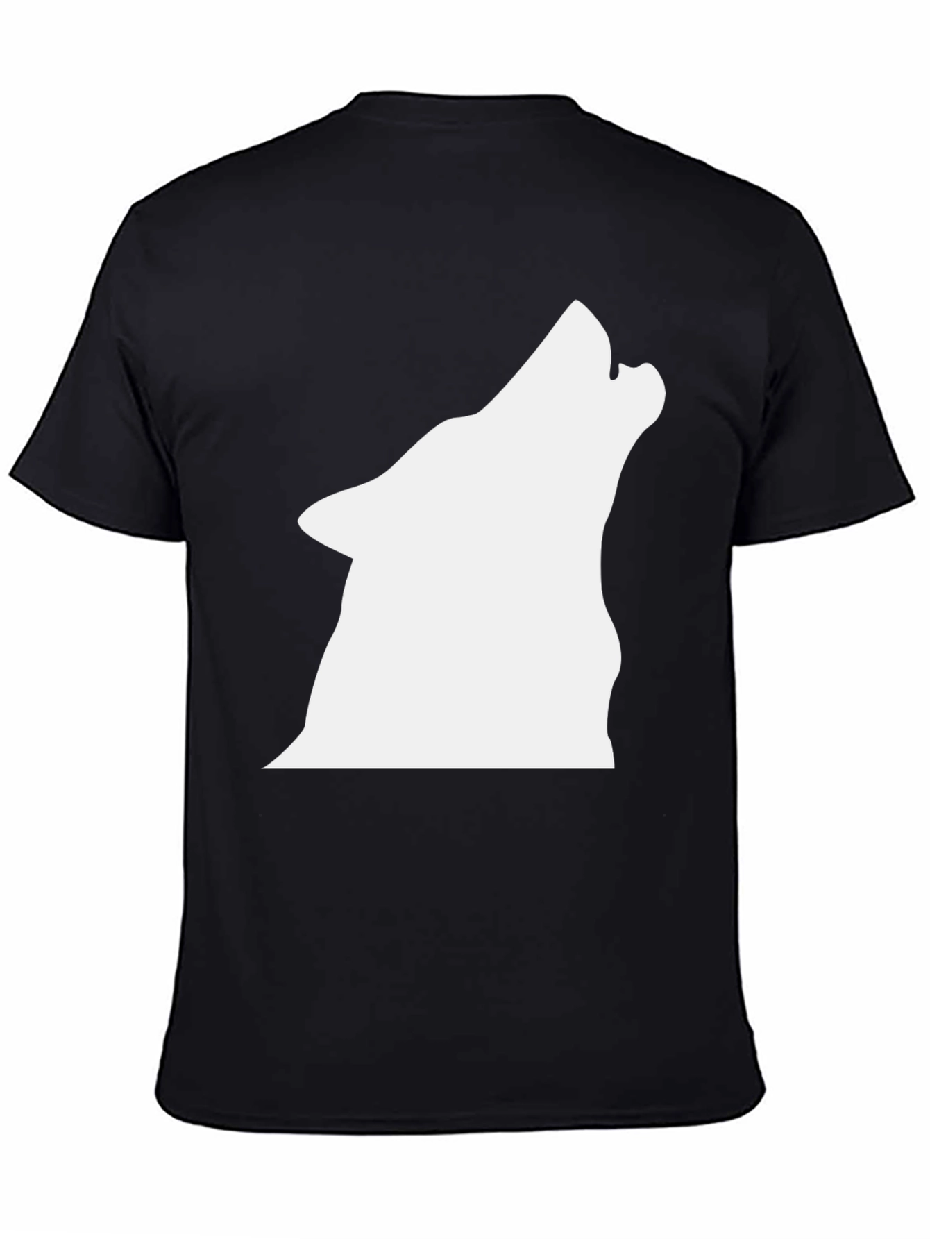 Wolf Howl Graphic Tee - Black