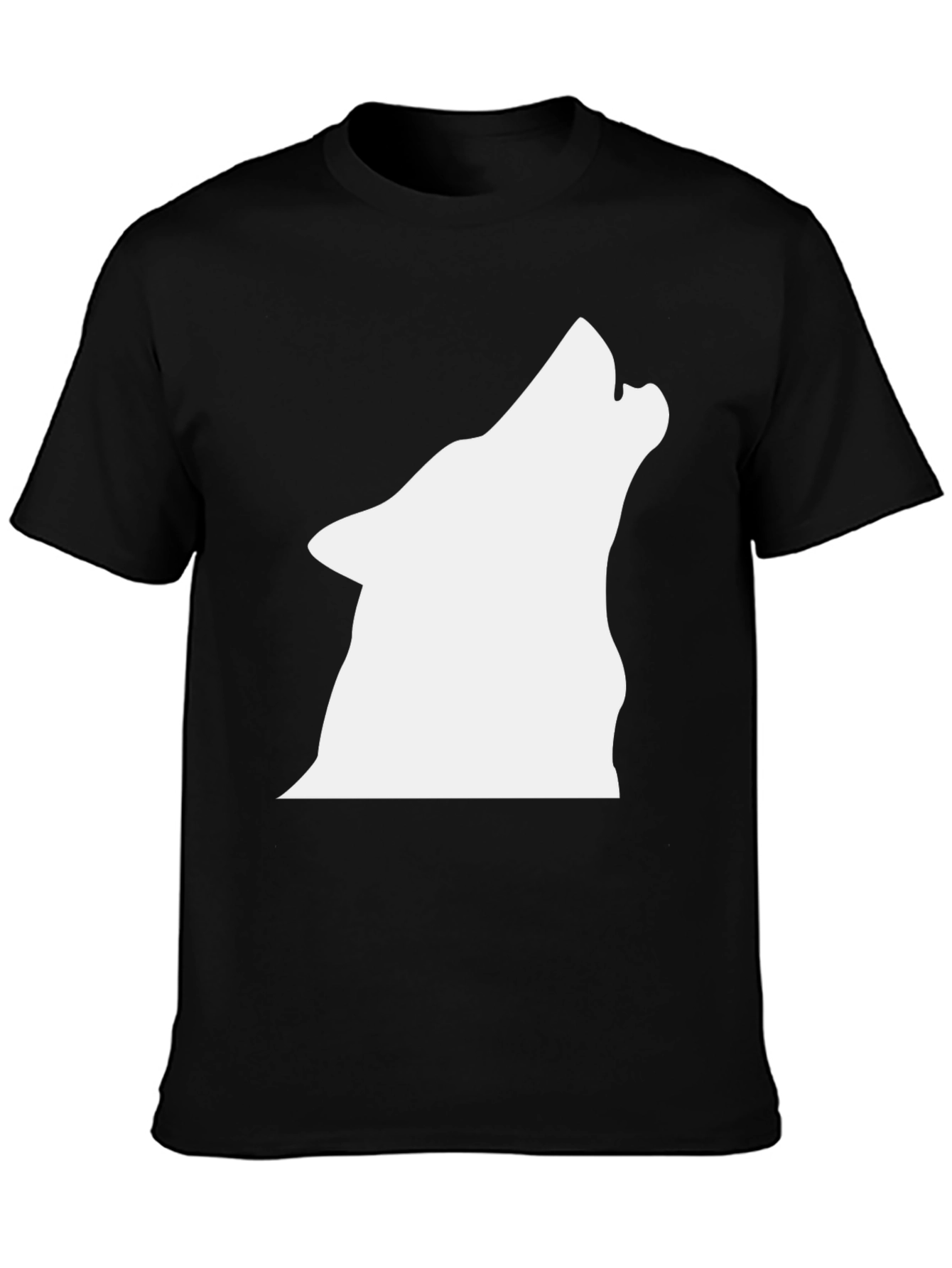 Wolf Howl Graphic Tee - Black