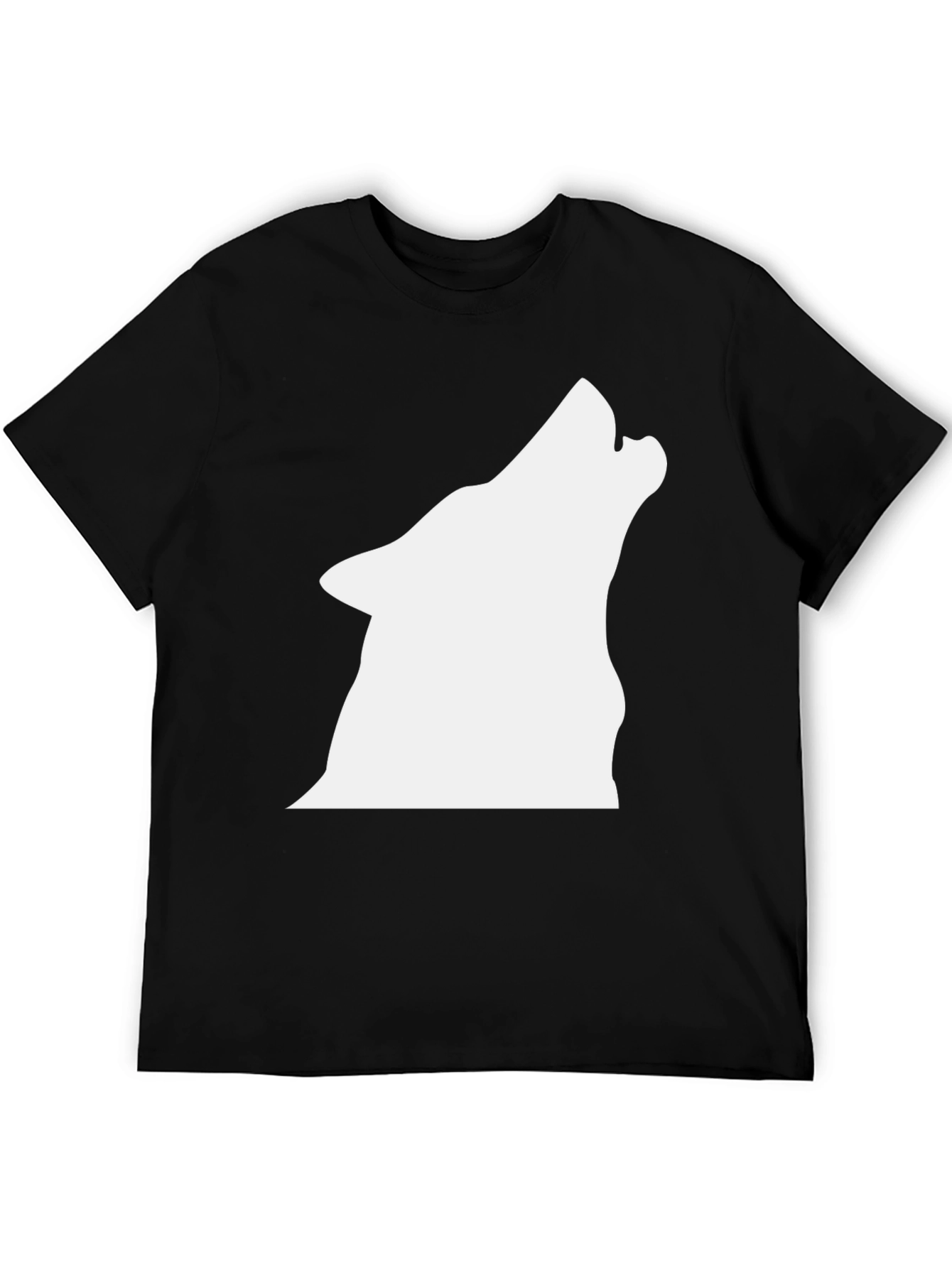 Wolf Howl Graphic Tee - Black
