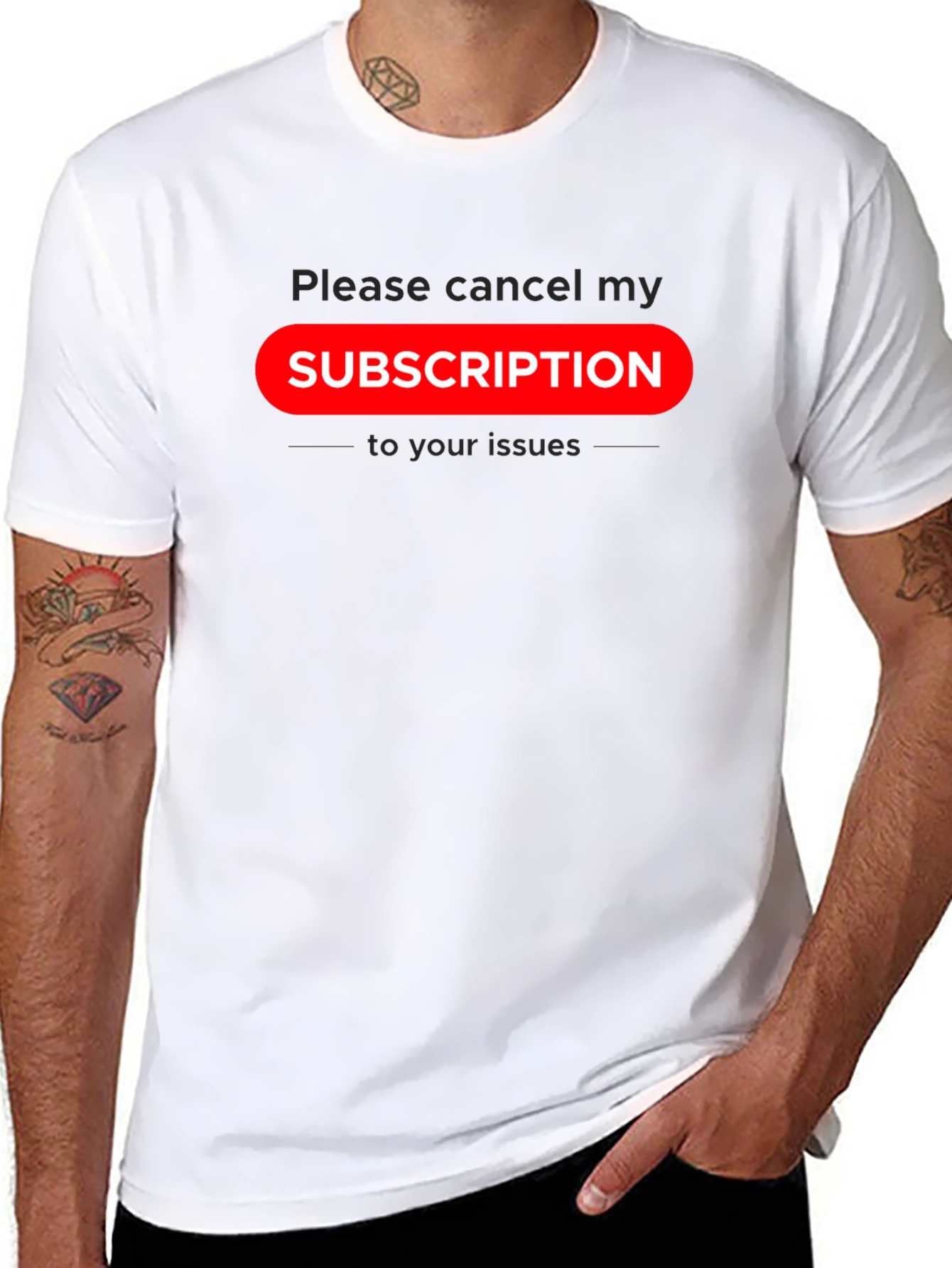 Cancel Subscription Graphic Tee - Sarcastic Humor T-Shirt