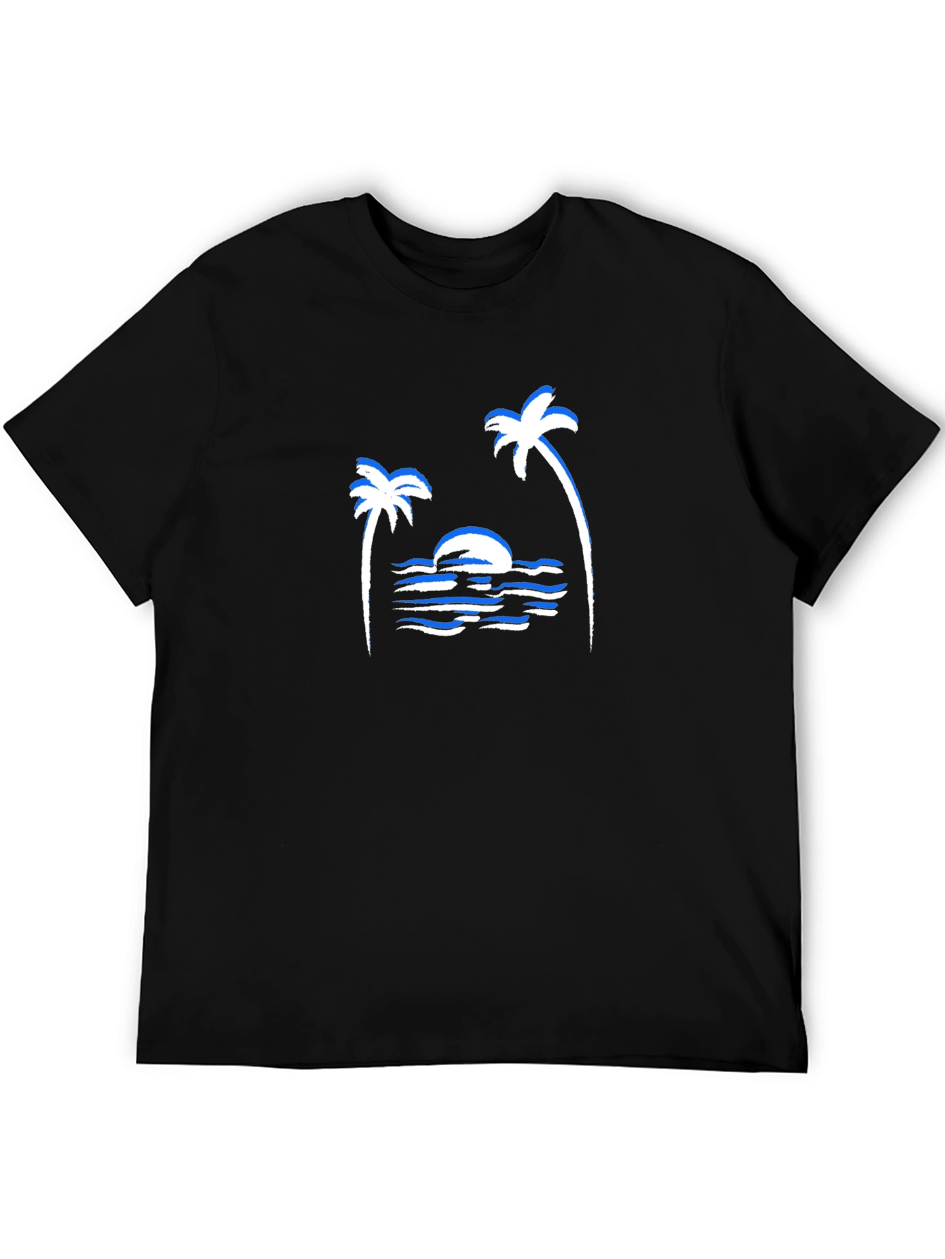 Sunset Palm Tree Graphic T-Shirt