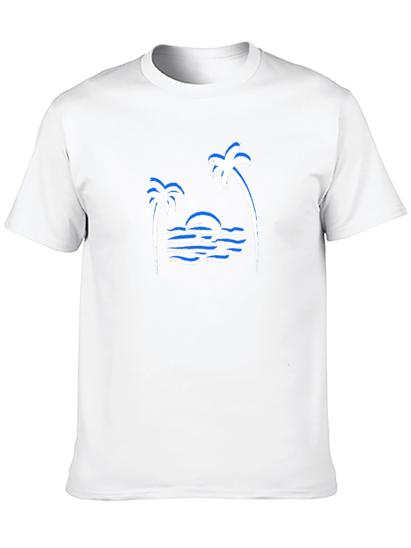 Sunset Palm Tree Graphic T-Shirt