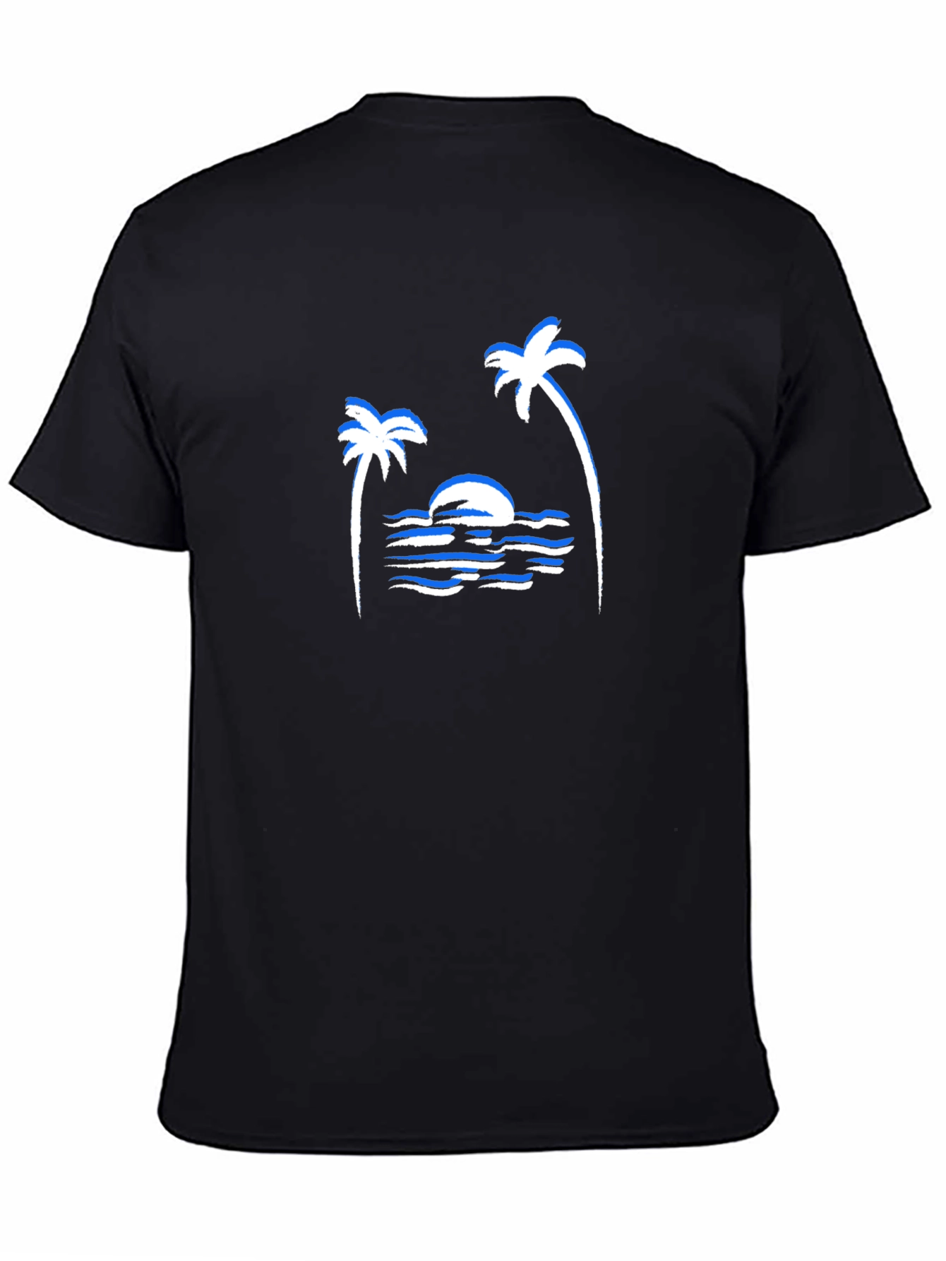 Sunset Palm Tree Graphic T-Shirt