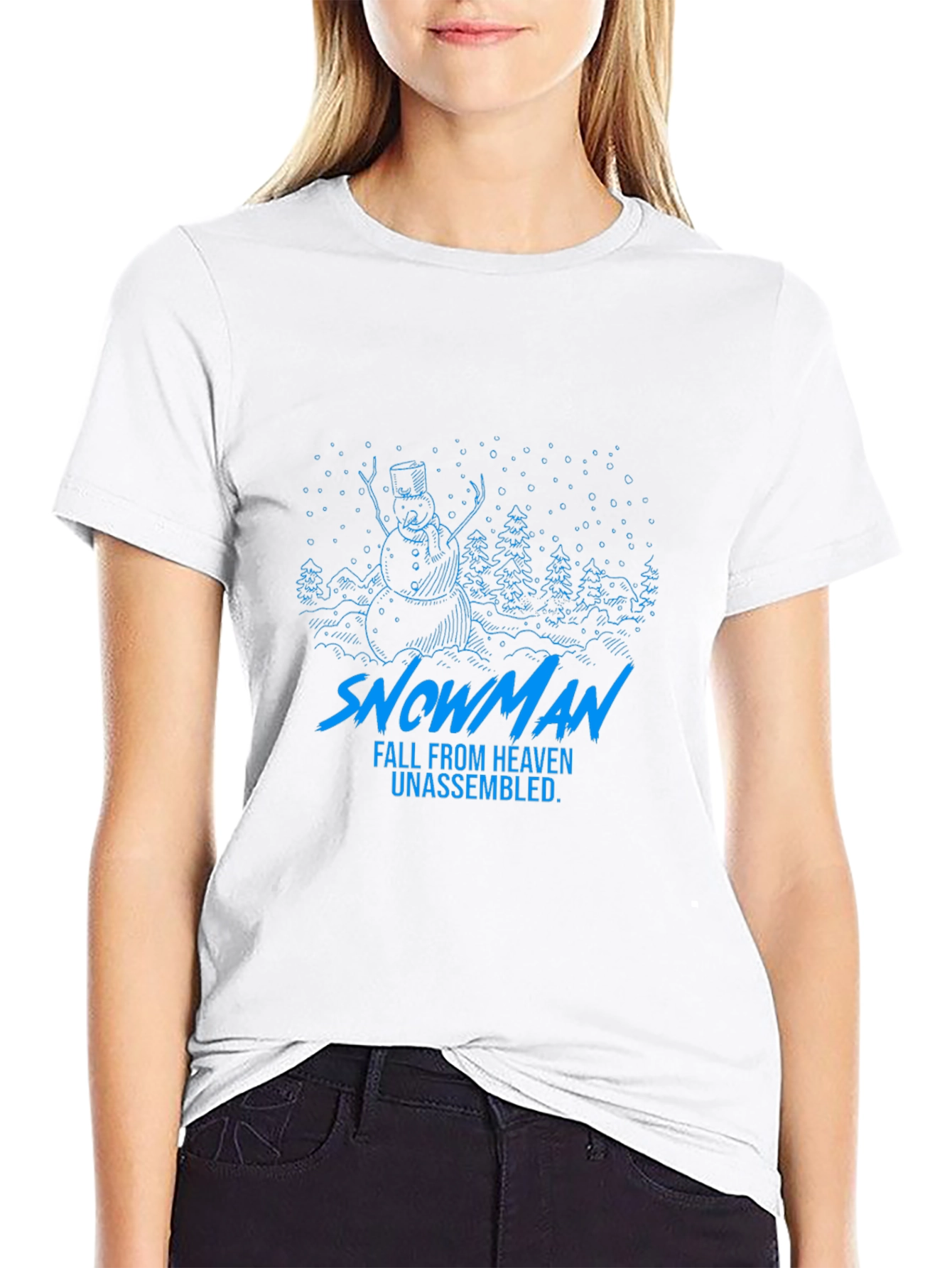 Snowman T-Shirt - Fall From Heaven Unassembled Graphic Tee