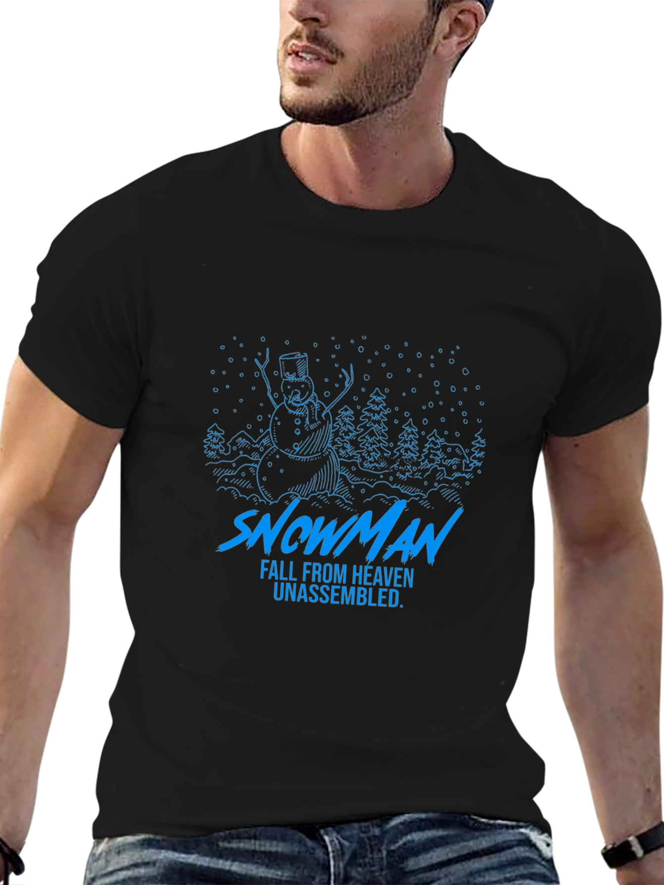 Snowman T-Shirt - Fall From Heaven Unassembled Graphic Tee