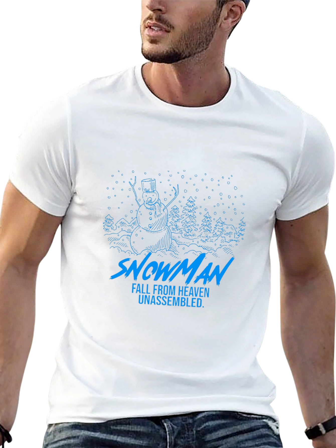 Snowman T-Shirt - Fall From Heaven Unassembled Graphic Tee