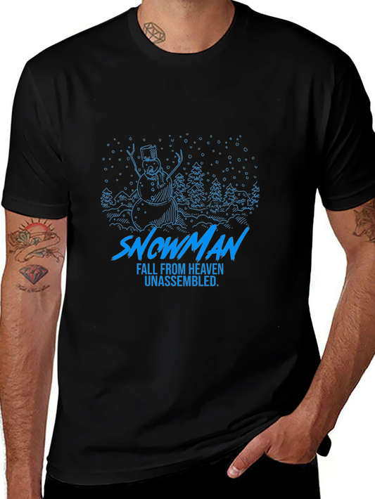 Snowman T-Shirt - Fall From Heaven Unassembled Graphic Tee