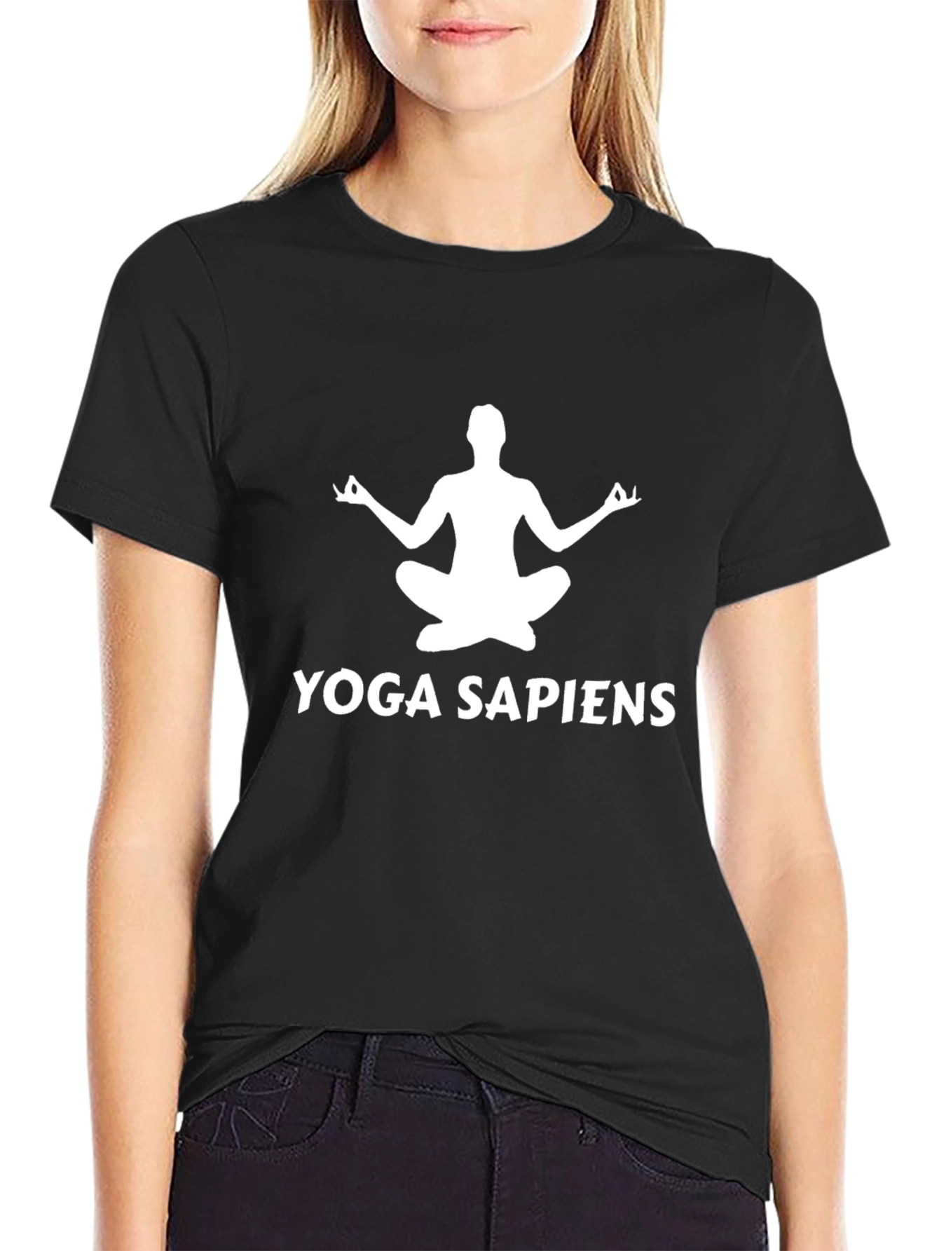 Yoga Sapiens Graphic T-Shirt - Black