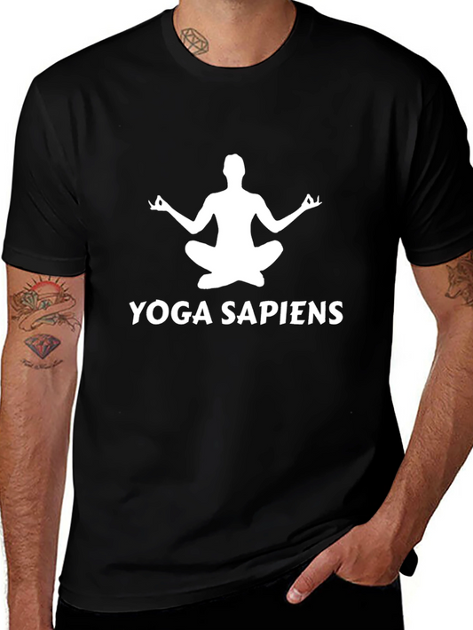 Yoga Sapiens Graphic T-Shirt - Black
