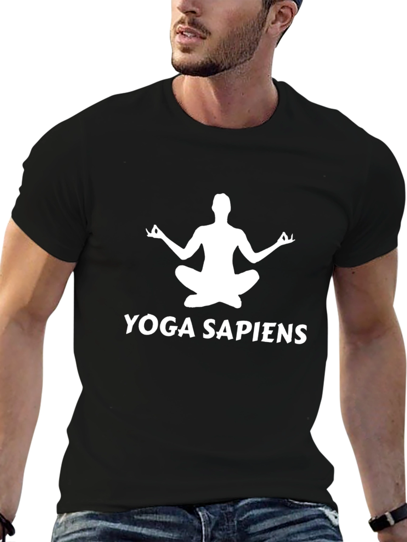 Yoga Sapiens Graphic T-Shirt - Black