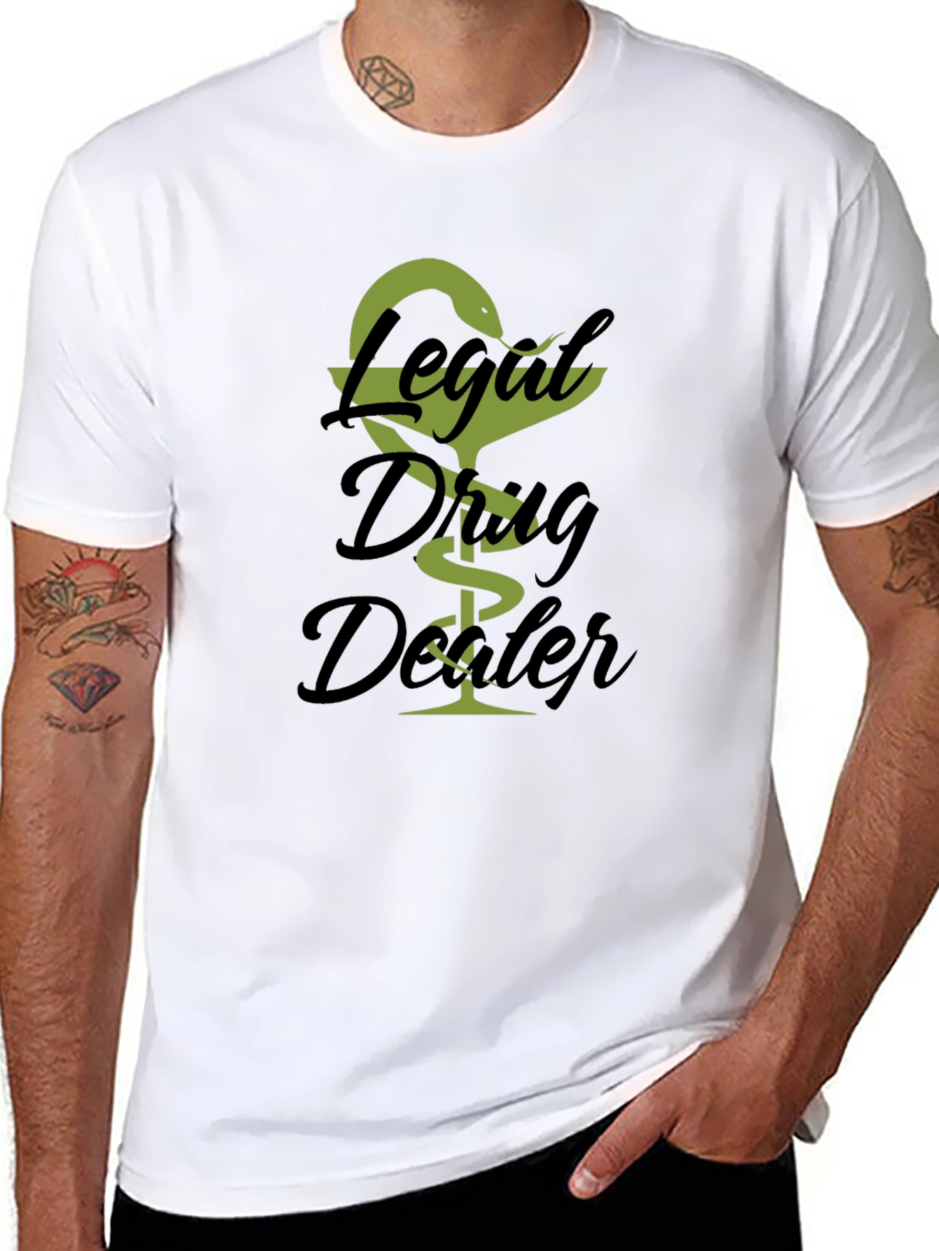 Legal Drug Dealer T-Shirt - Novelty Graphic Tee