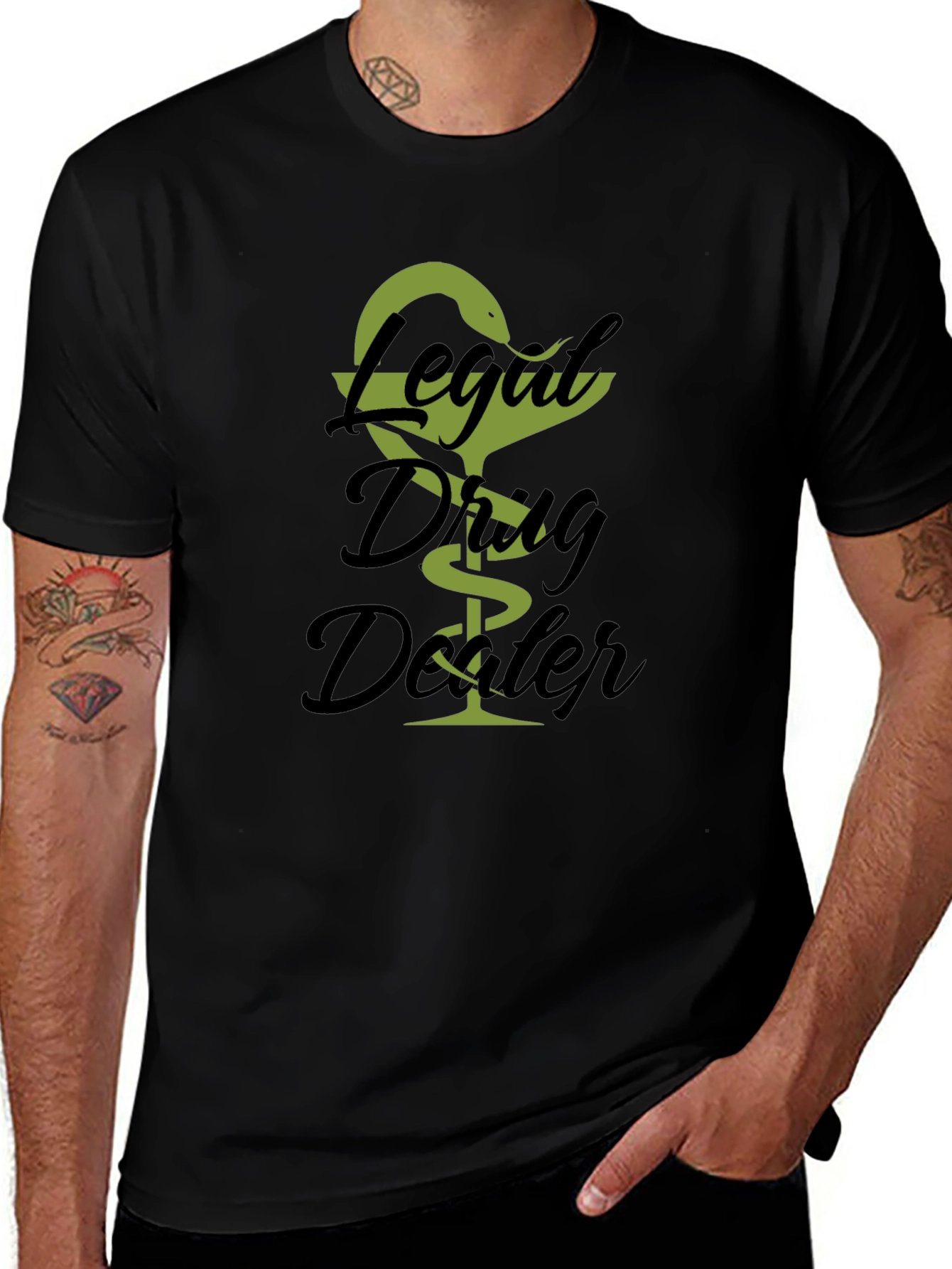 Legal Drug Dealer T-Shirt - Novelty Graphic Tee