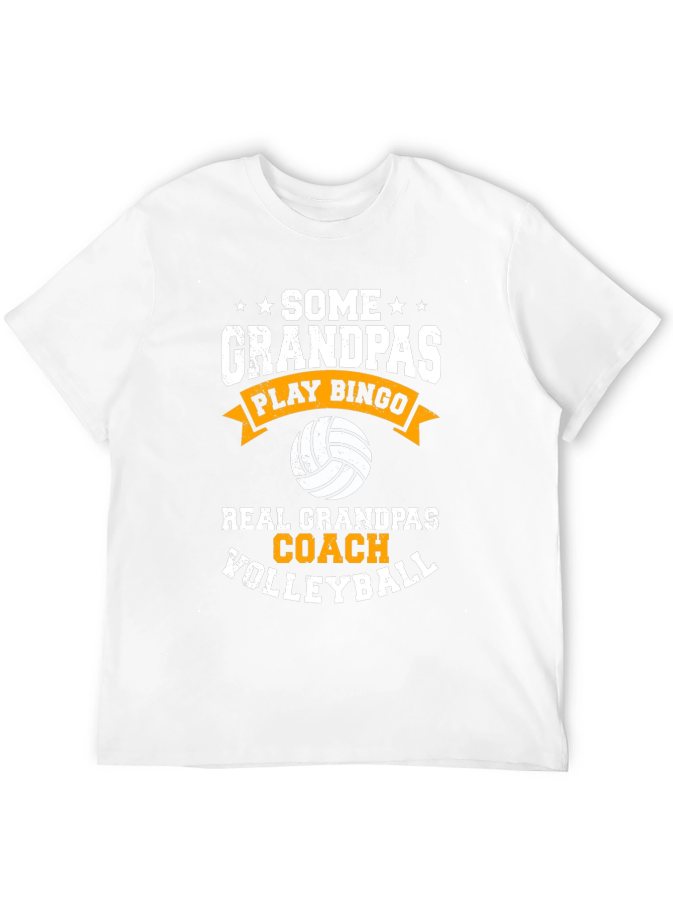 Volleyball Grandpa T-Shirt - Coach Gift