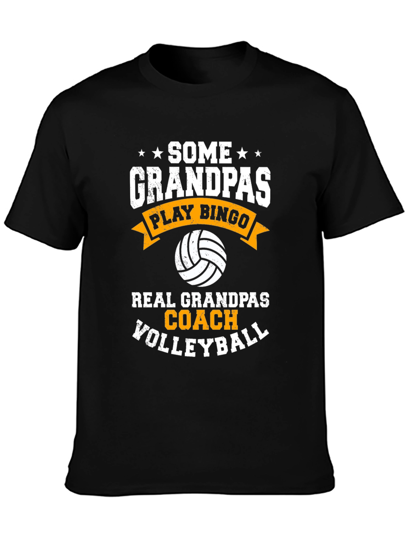 Volleyball Grandpa T-Shirt - Coach Gift