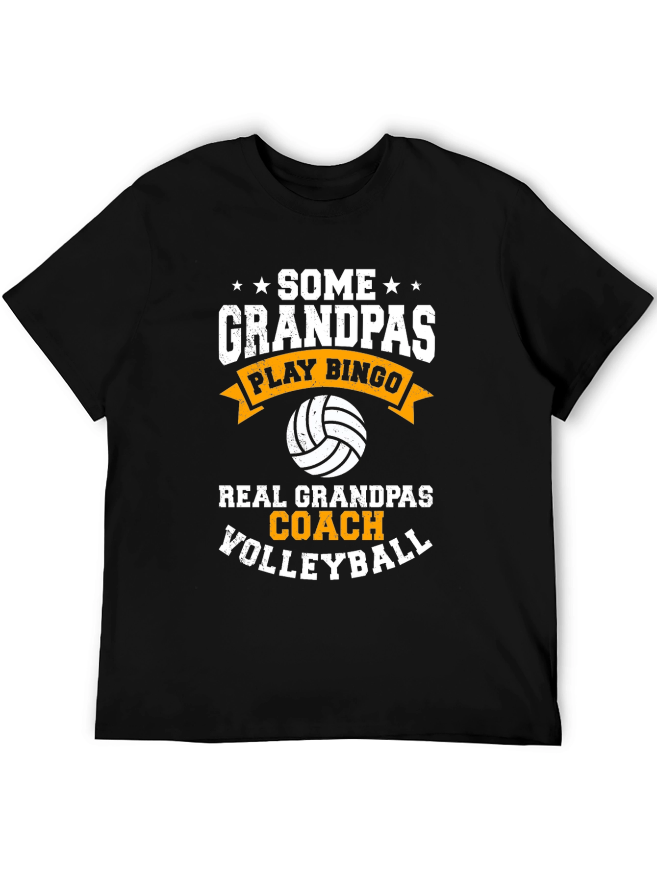 Volleyball Grandpa T-Shirt - Coach Gift