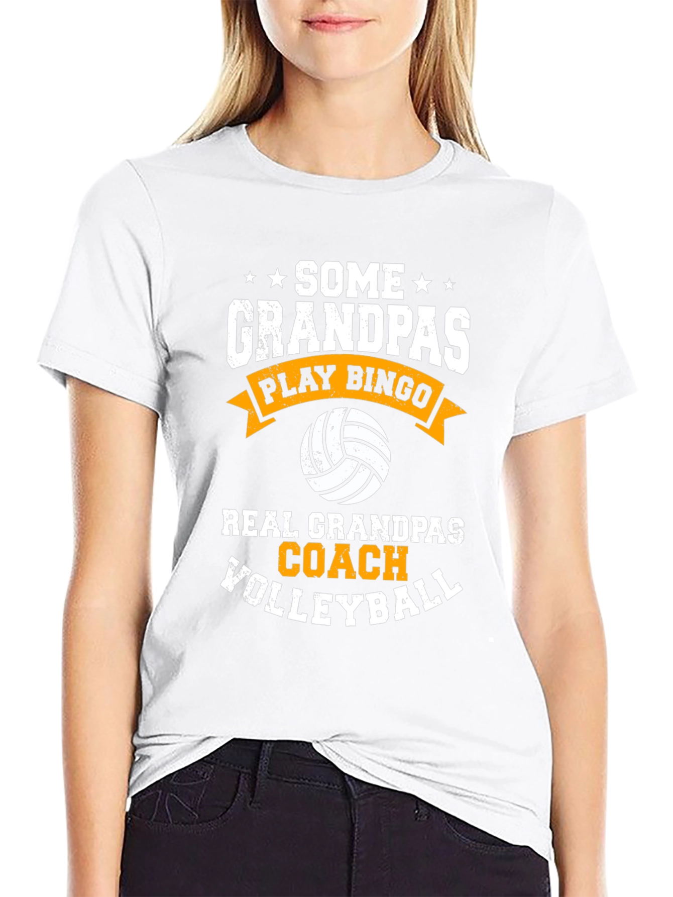 Volleyball Grandpa T-Shirt - Coach Gift