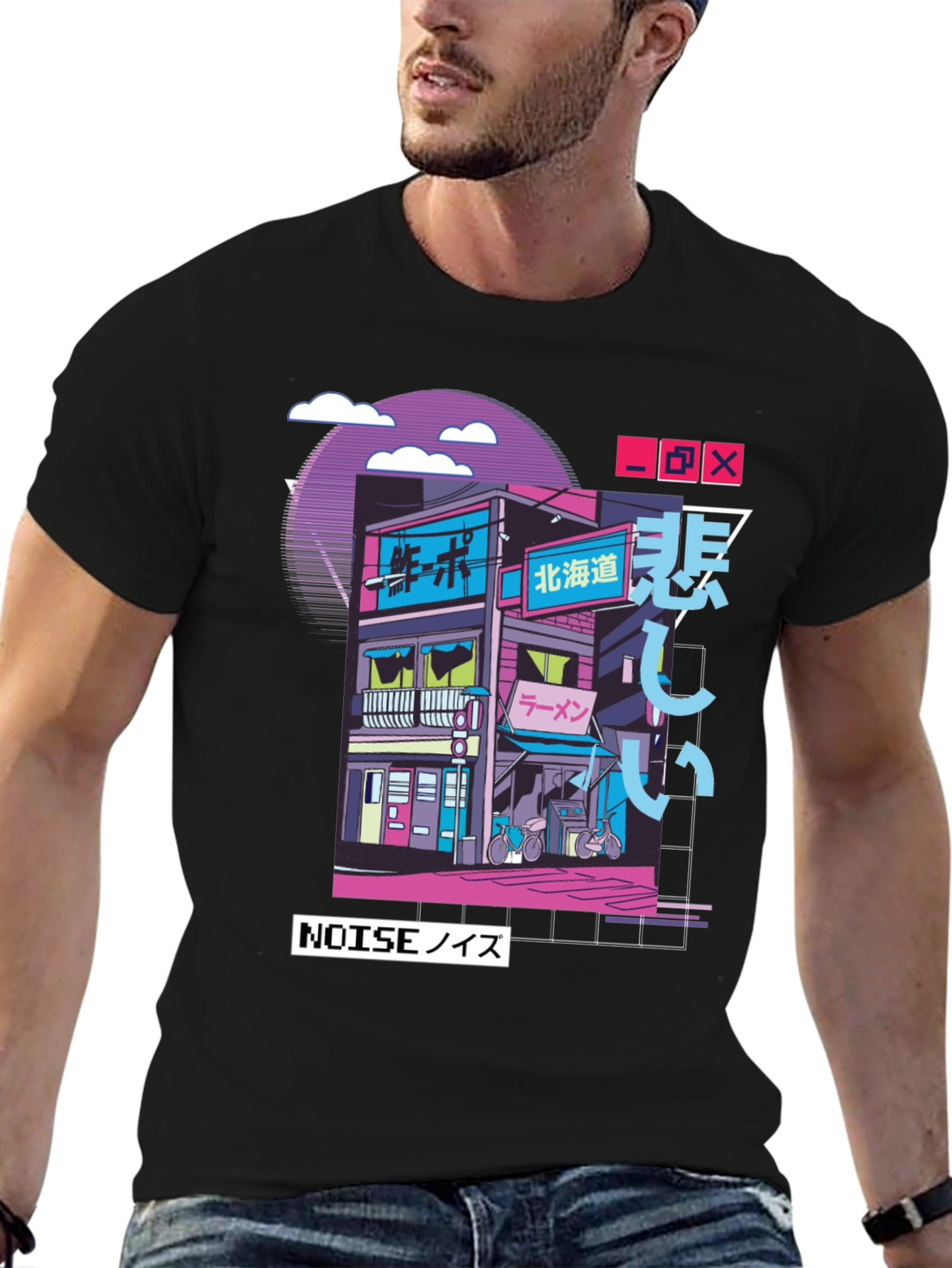 Retro Anime Streetwear T-Shirt