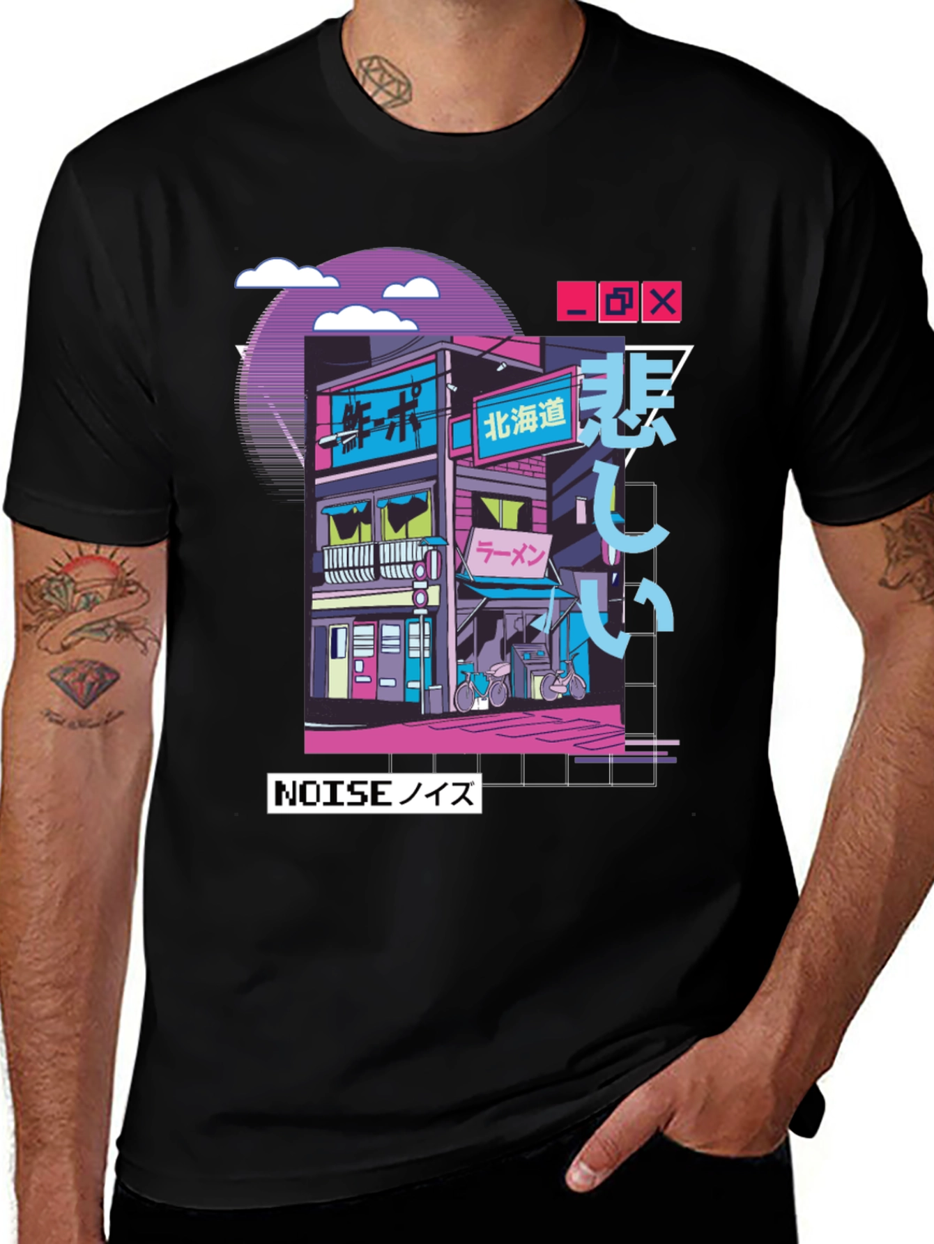 Retro Anime Streetwear T-Shirt