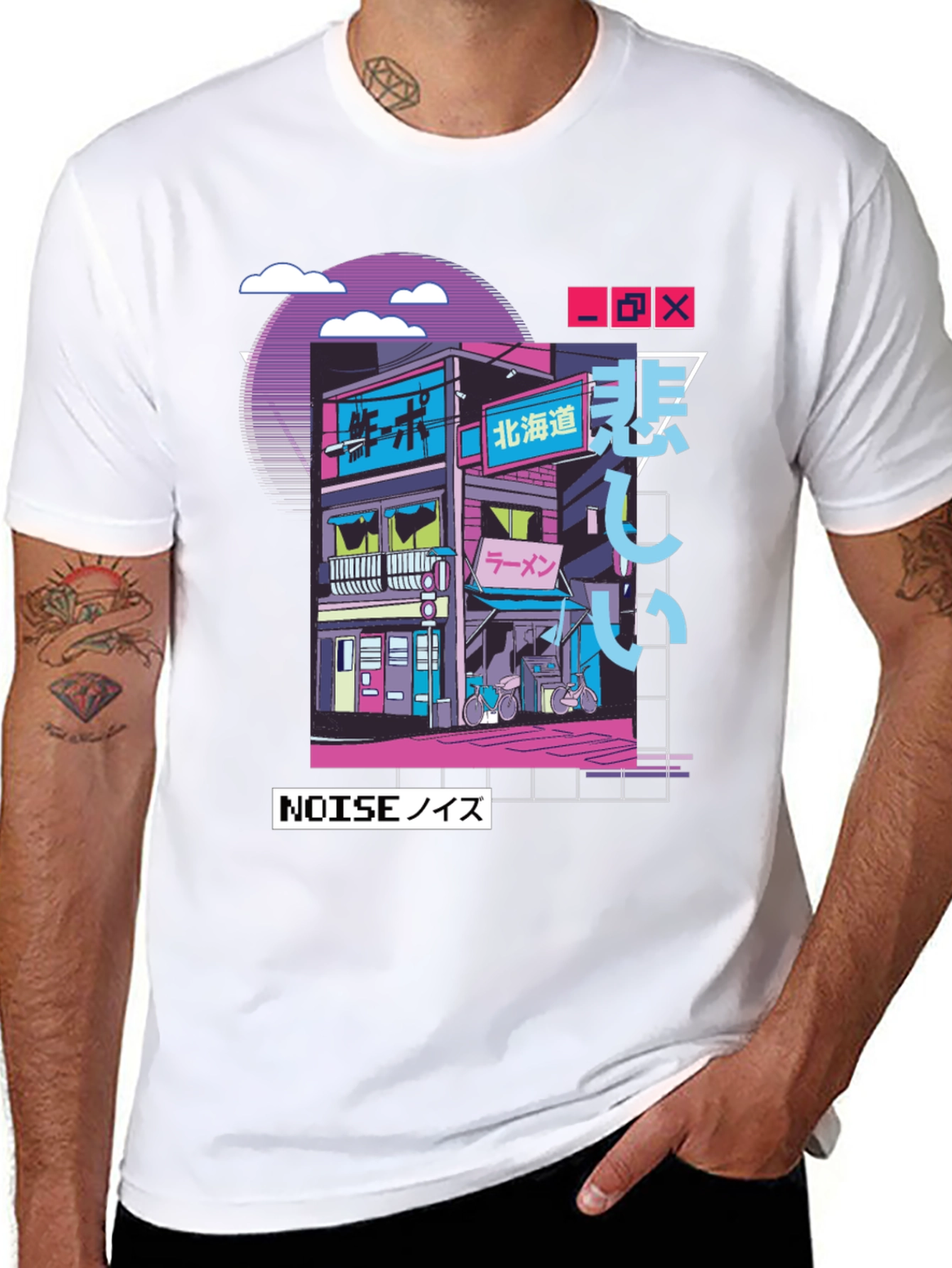 Retro Anime Streetwear T-Shirt