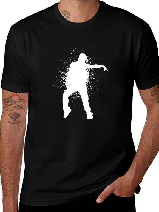 Cool Dancer Graphic Black T-Shirt