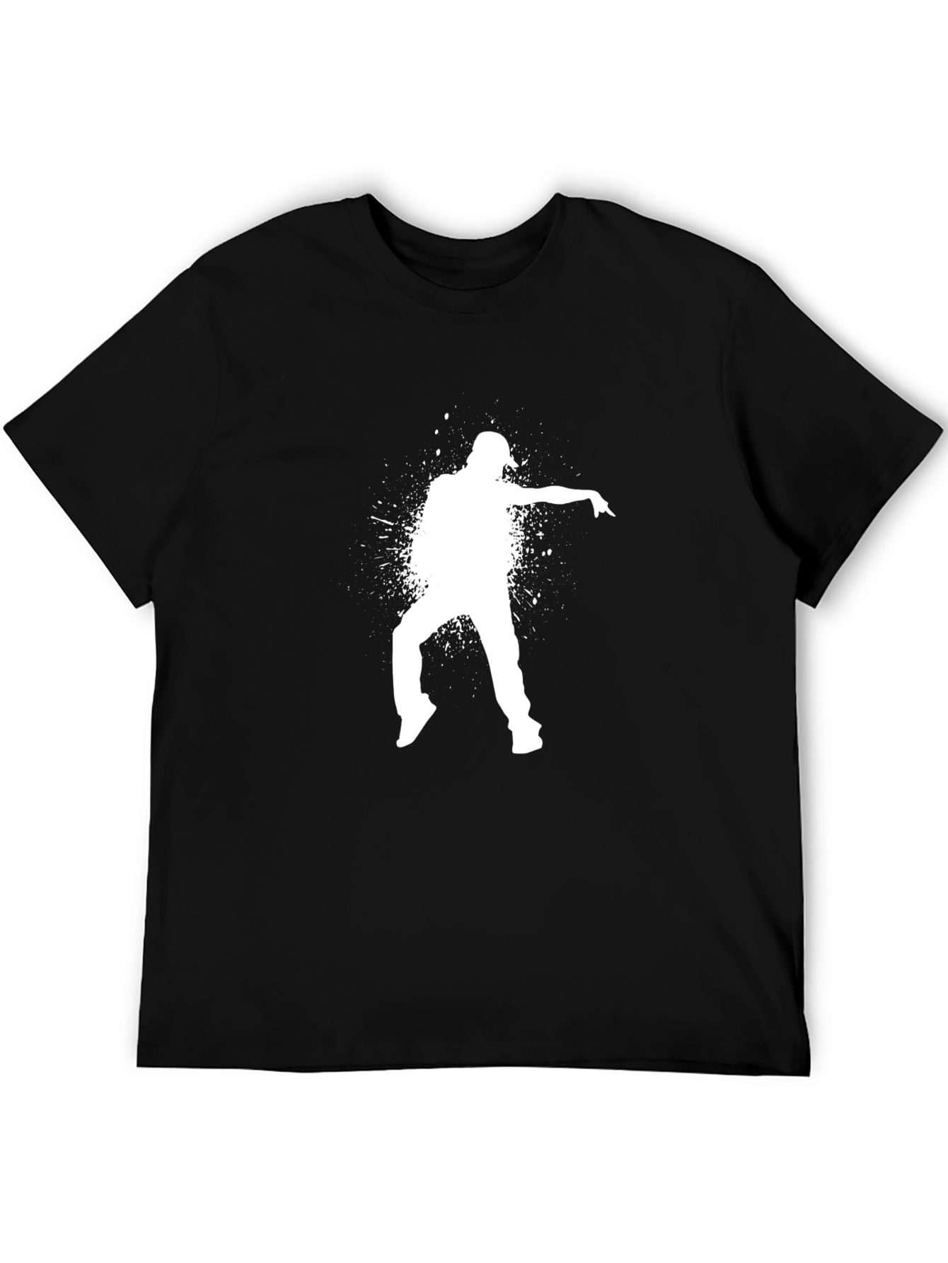 Cool Dancer Graphic Black T-Shirt