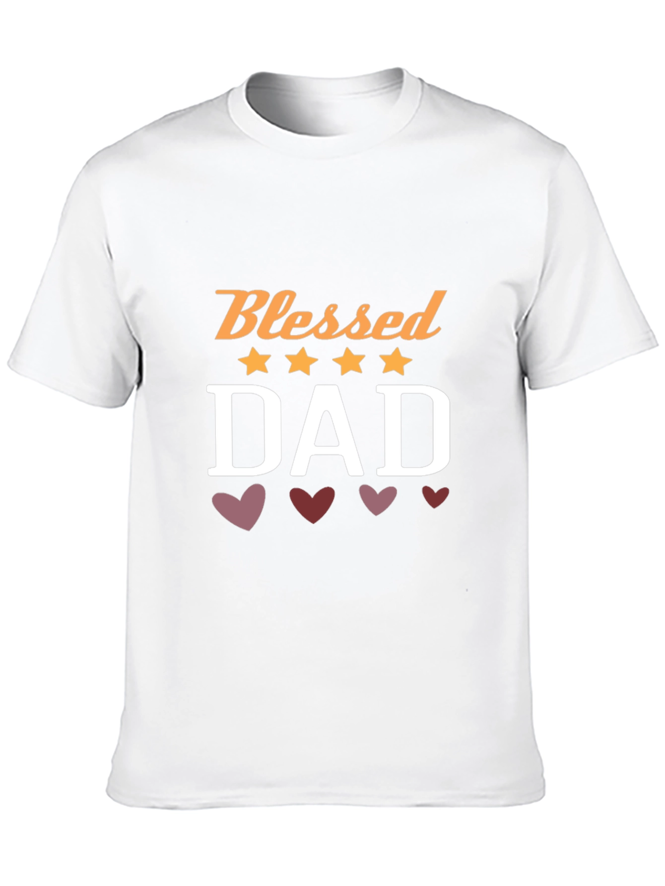 Blessed Dad Graphic Tee - Fathers Day Gift