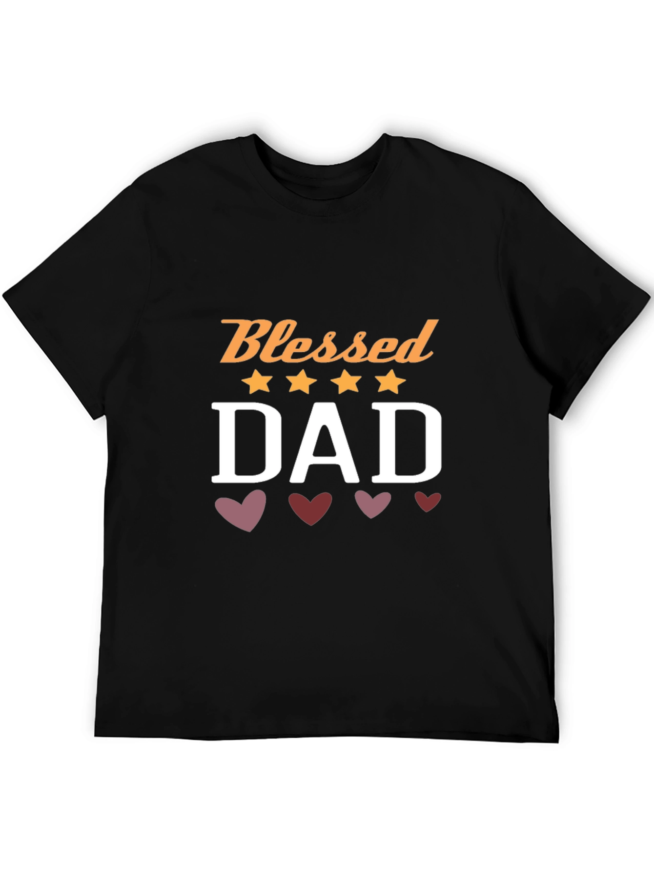 Blessed Dad Graphic Tee - Fathers Day Gift
