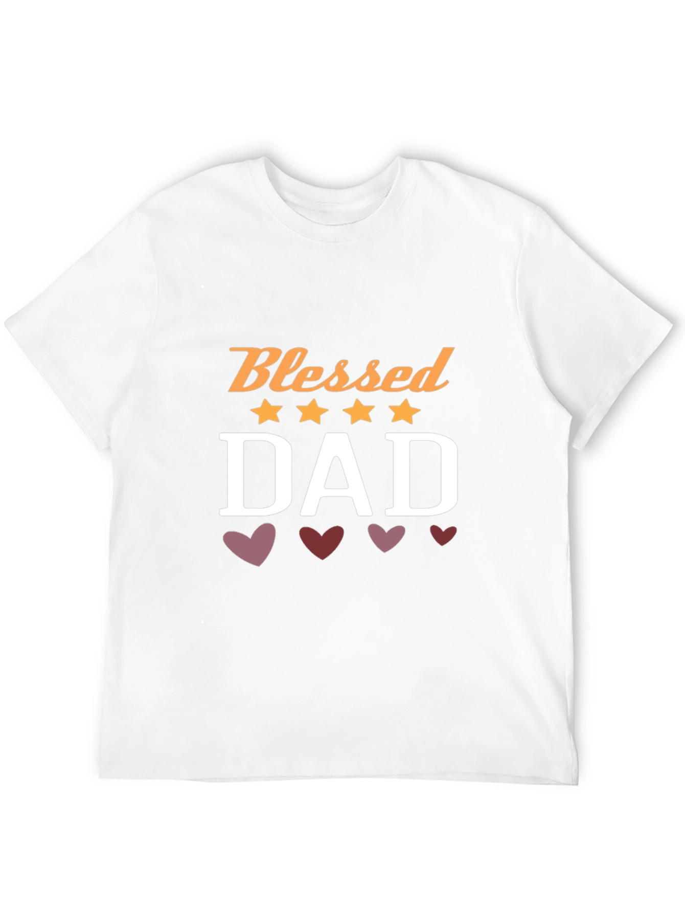 Blessed Dad Graphic Tee - Fathers Day Gift