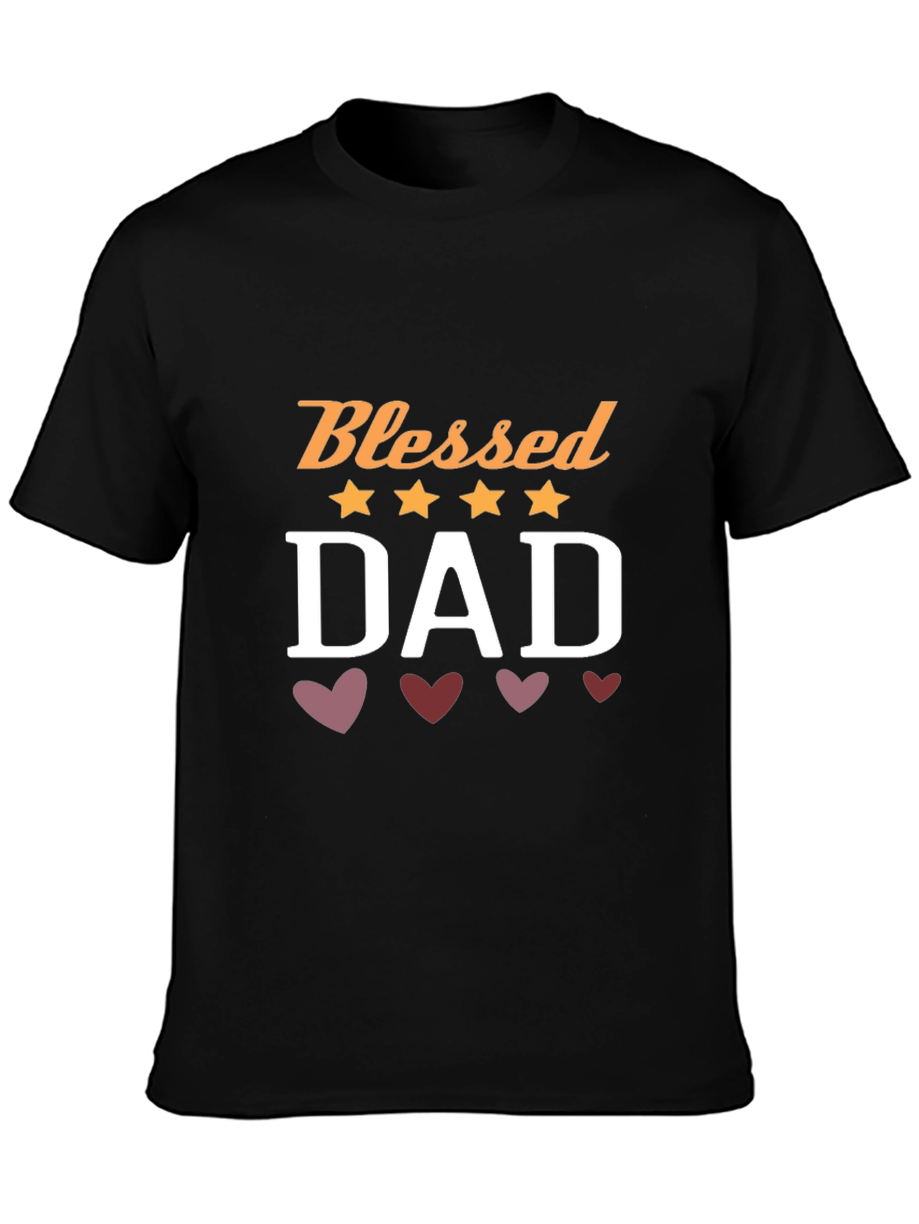 Blessed Dad Graphic Tee - Fathers Day Gift