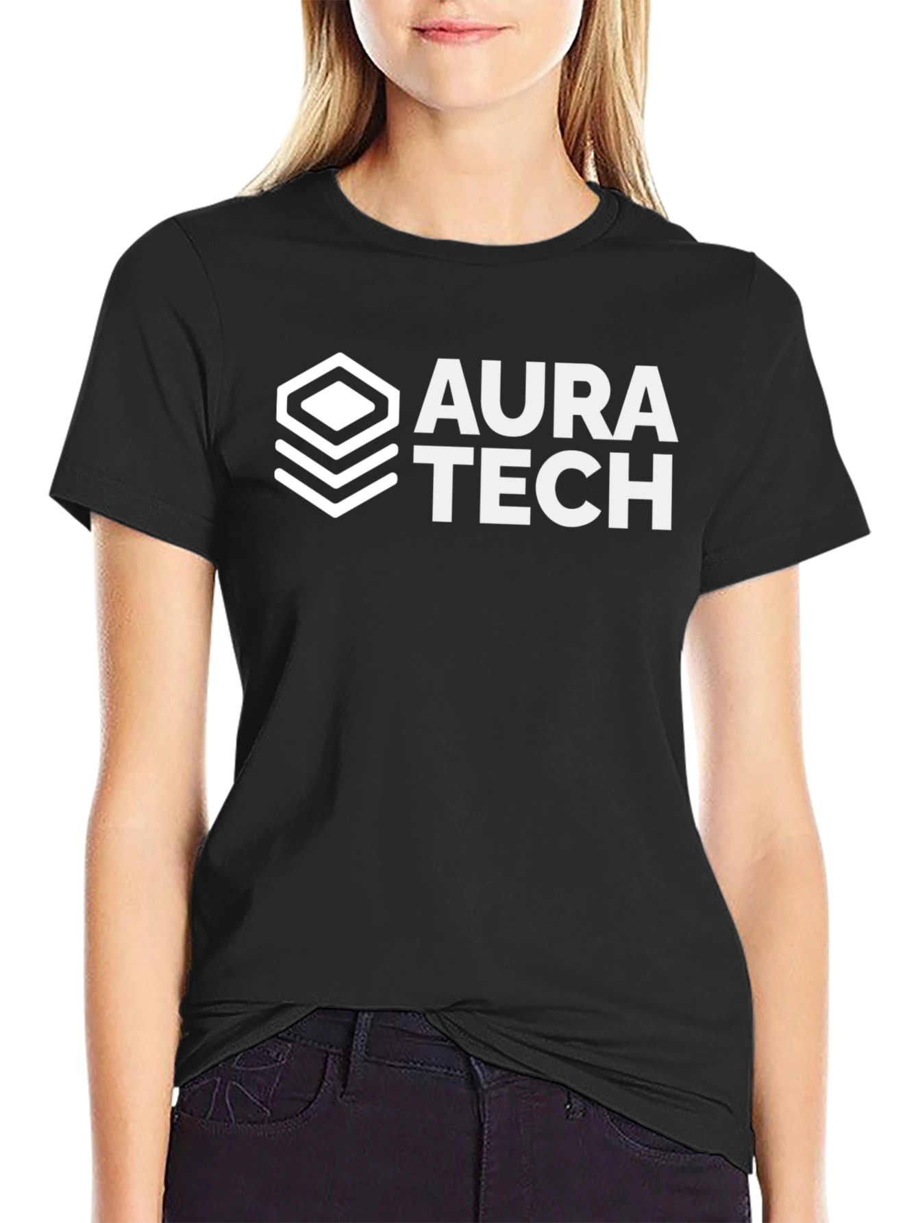 Aura Tech Black T-Shirt