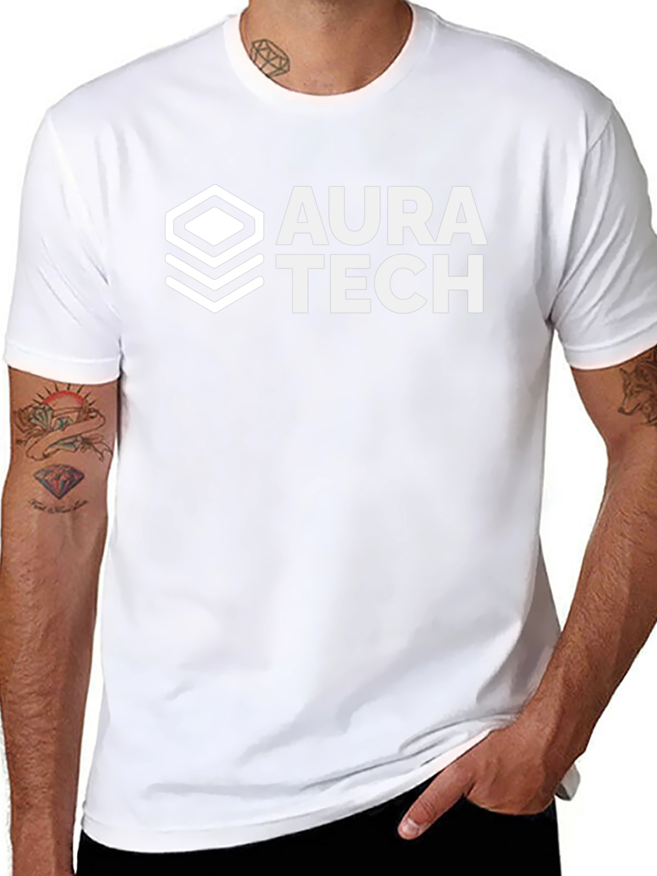 Aura Tech Black T-Shirt