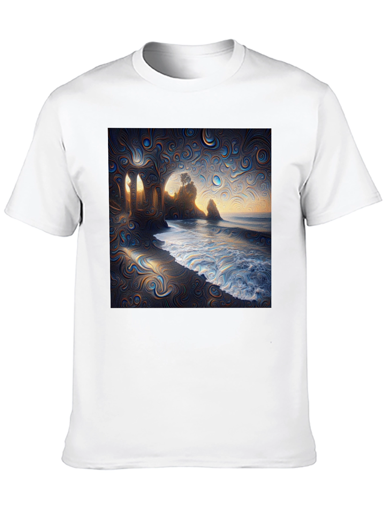 Artistic Seascape Graphic Tee