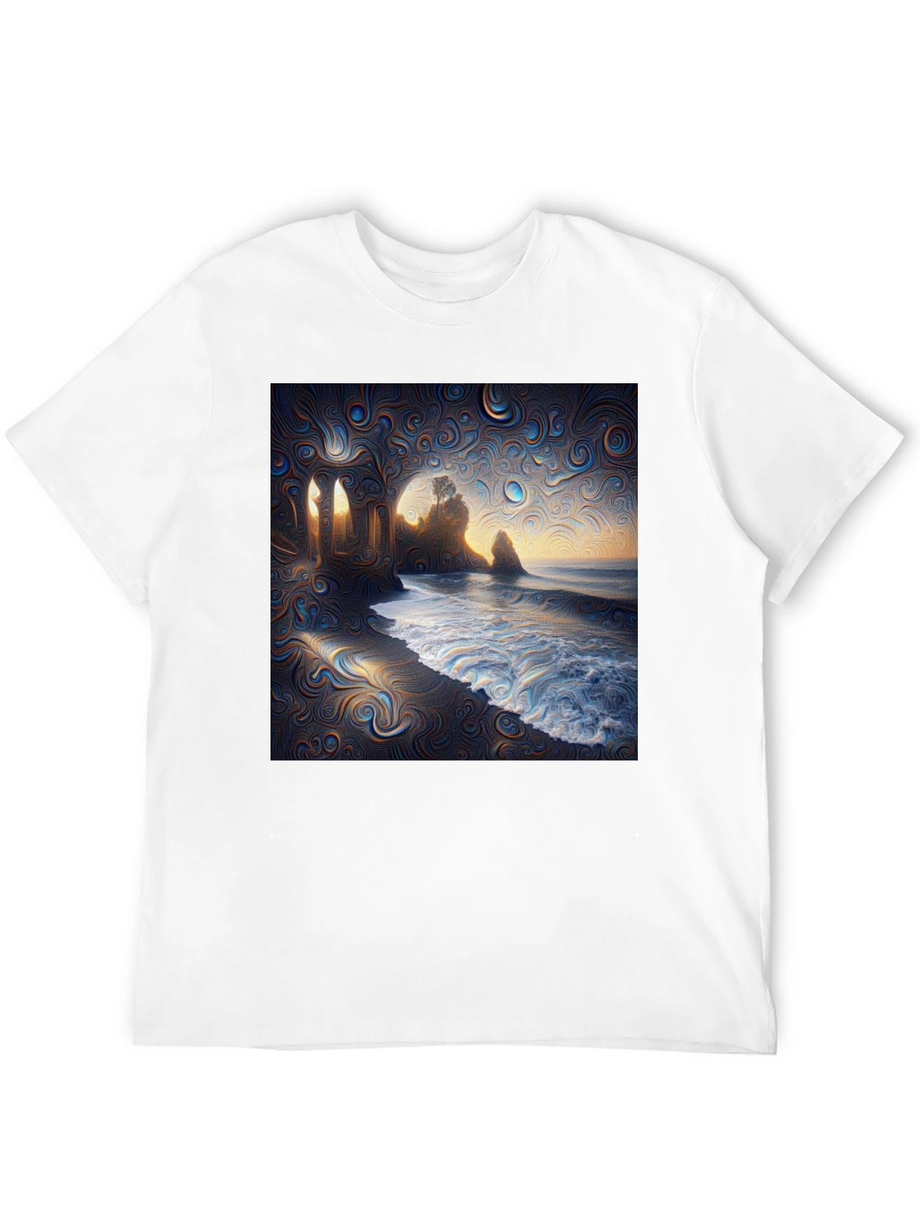 Artistic Seascape Graphic Tee
