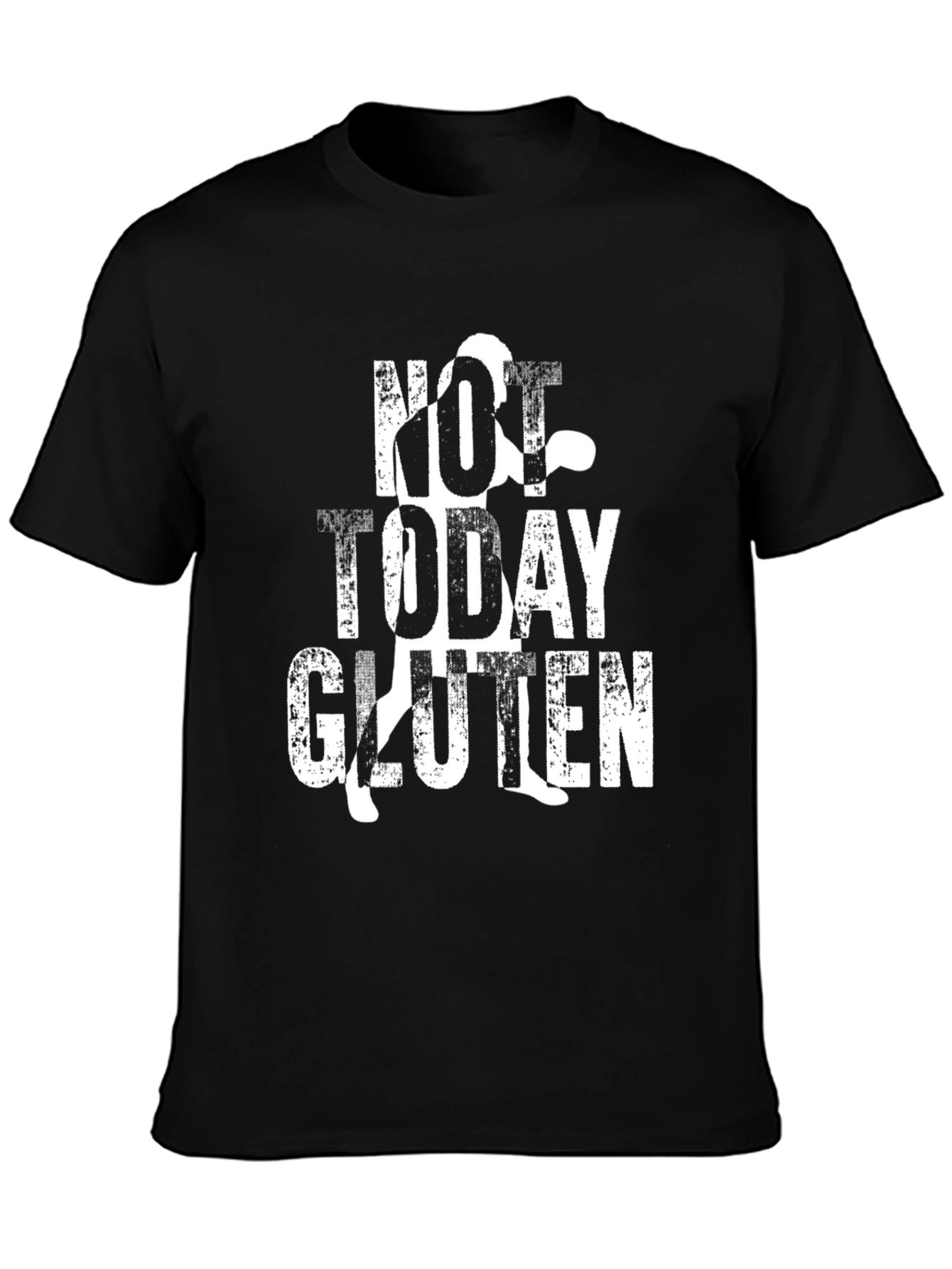 Not Today Gluten T-Shirt - Black Cotton Tee