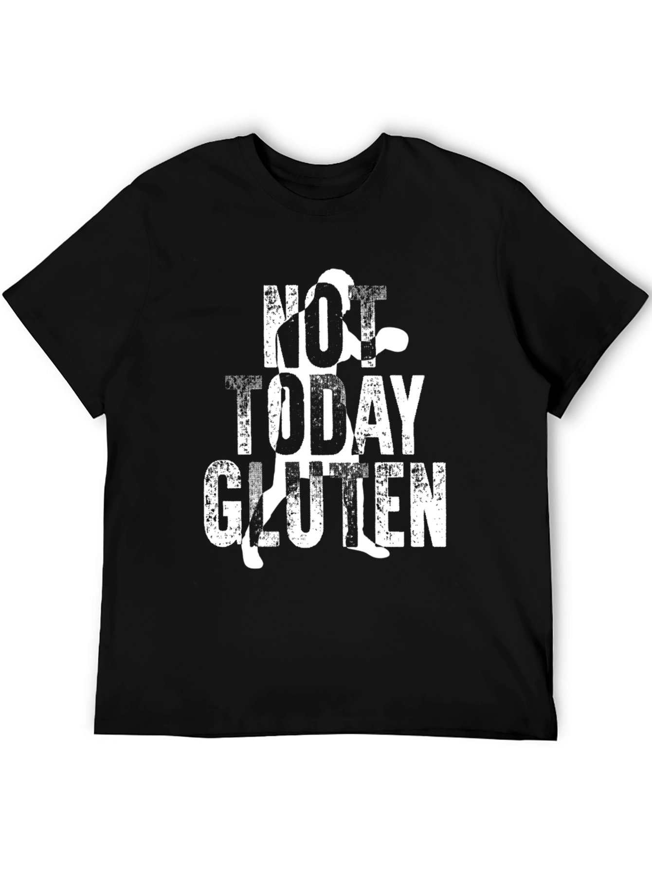 Not Today Gluten T-Shirt - Black Cotton Tee