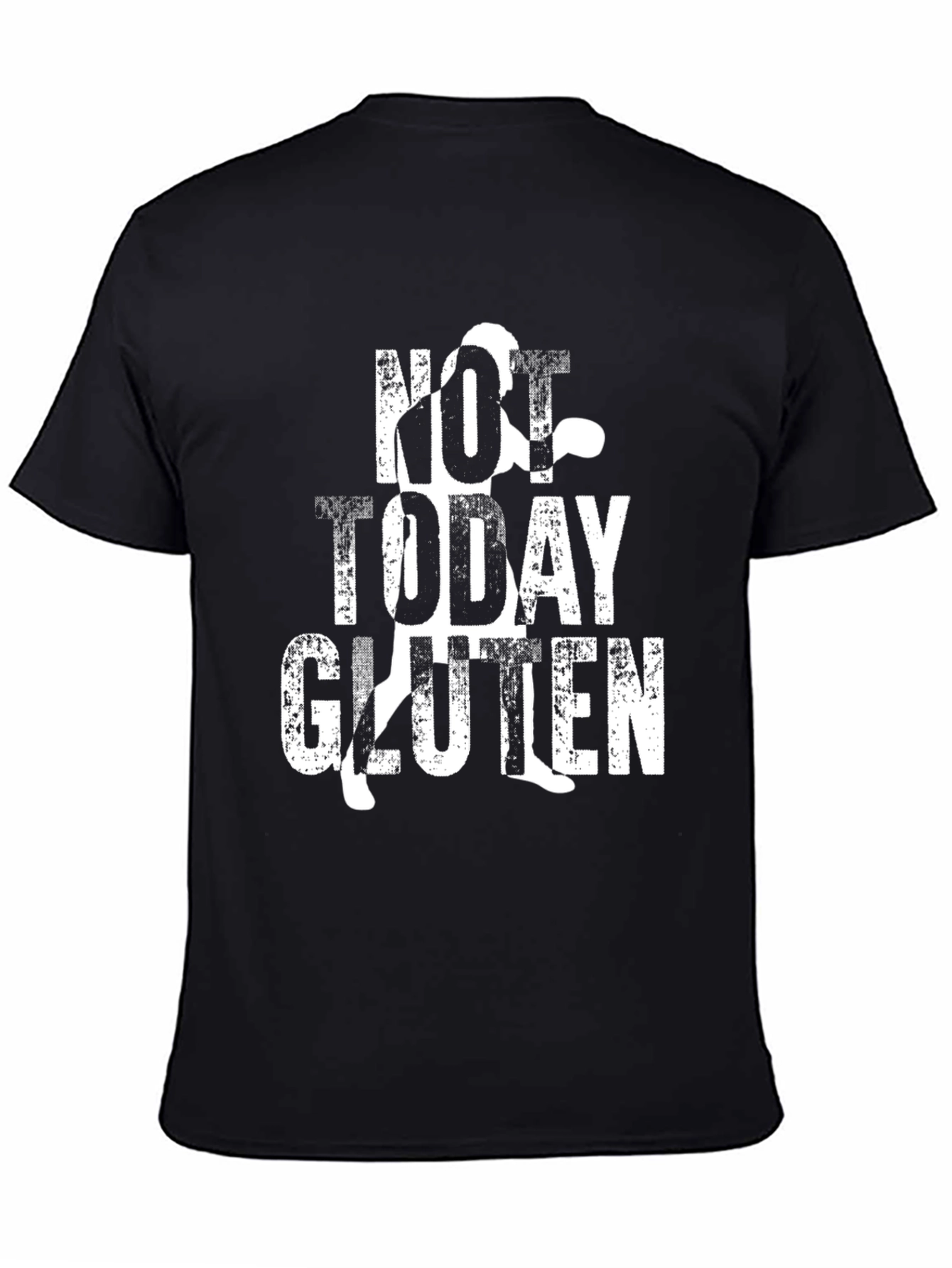 Not Today Gluten T-Shirt - Black Cotton Tee