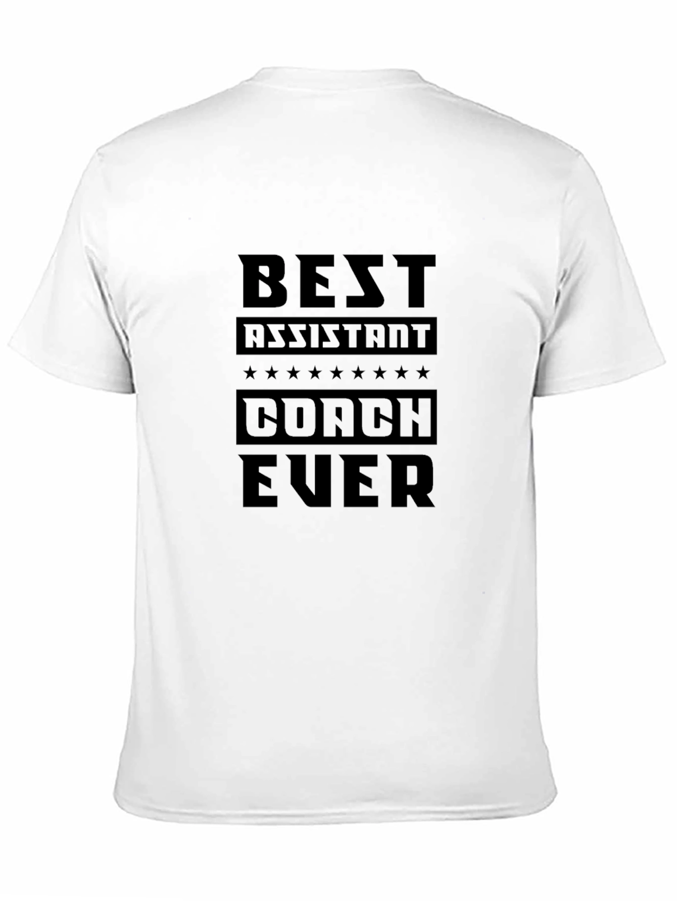 Best Assistant Coach Ever Black T-Shirt