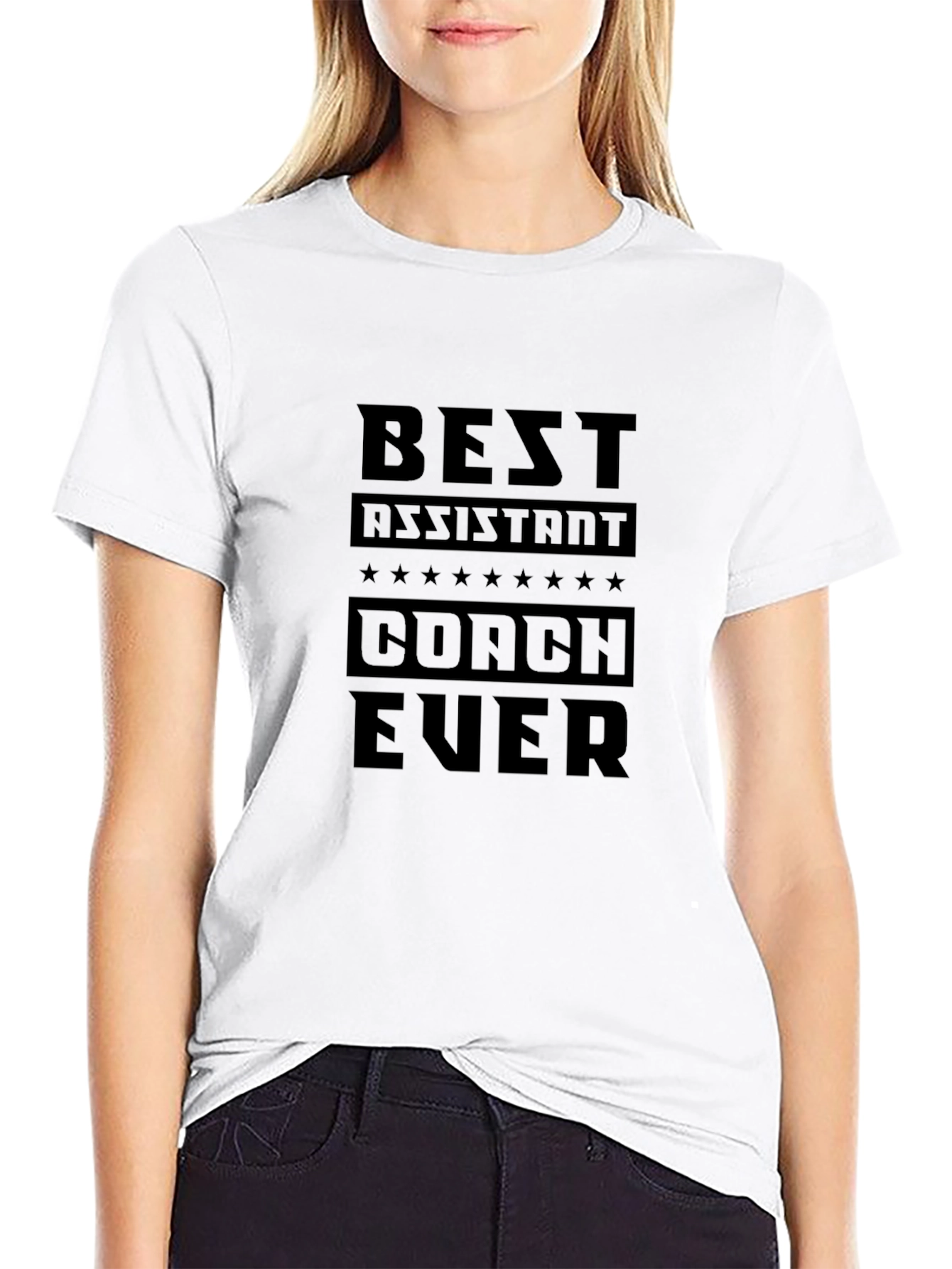 Best Assistant Coach Ever Black T-Shirt