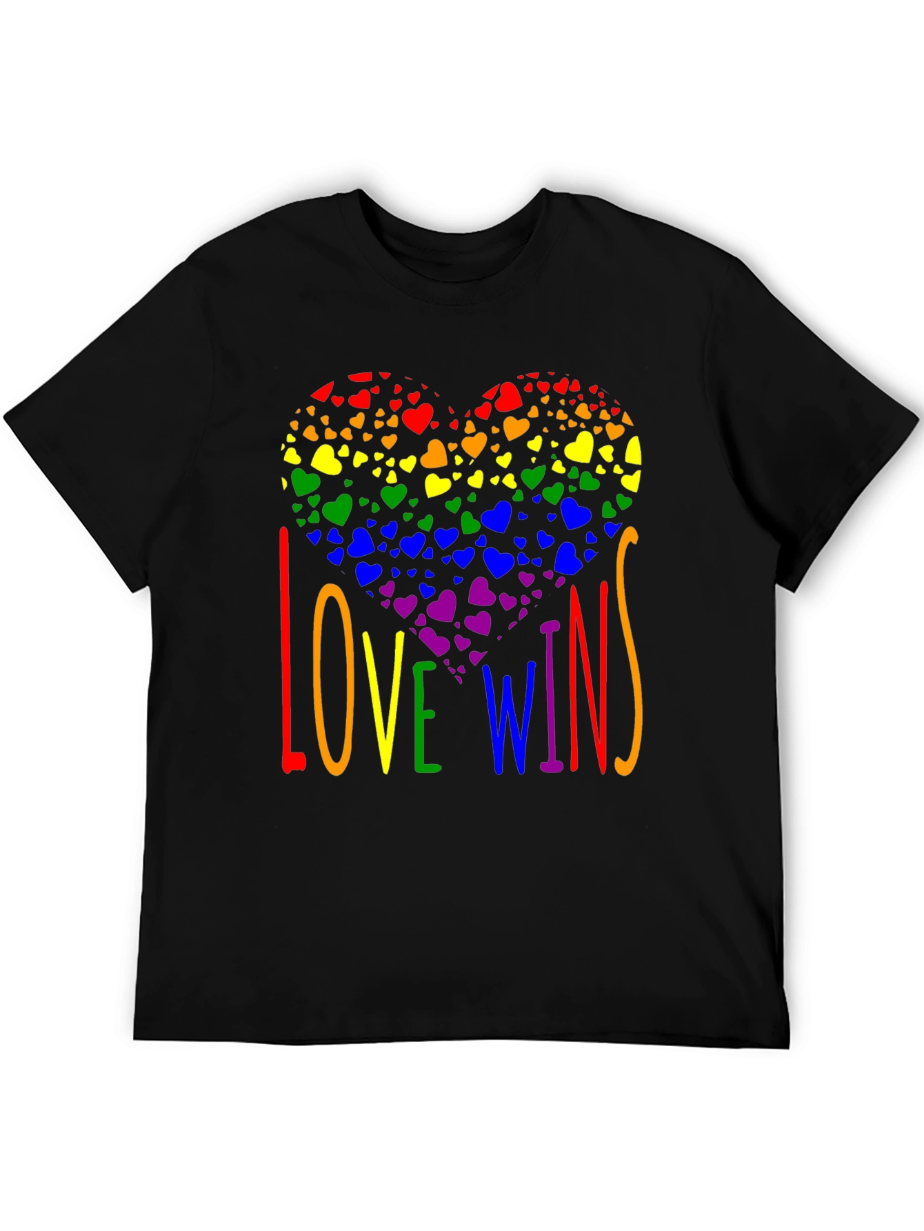 Love Wins Rainbow Heart T-Shirt